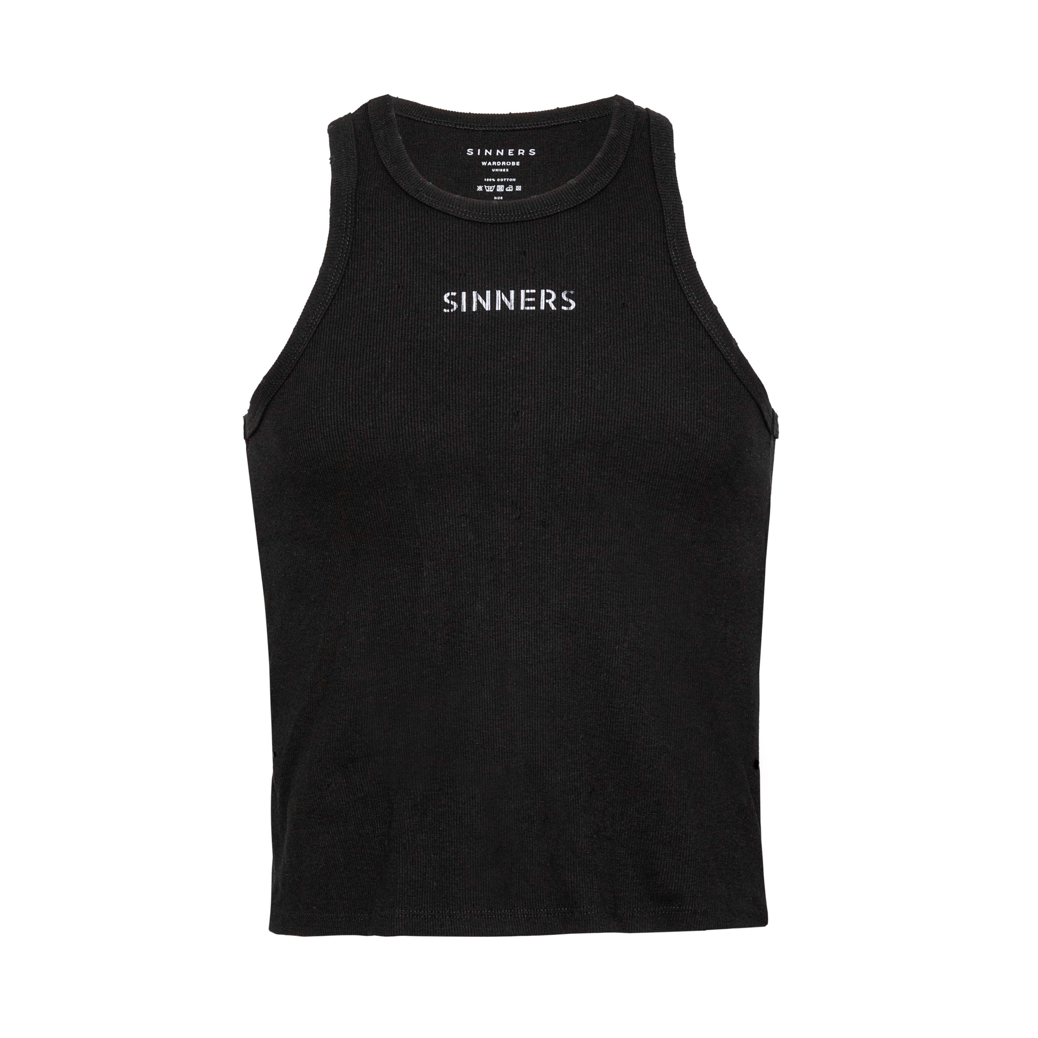 LES MAÇONS TANK TOP BLACK
