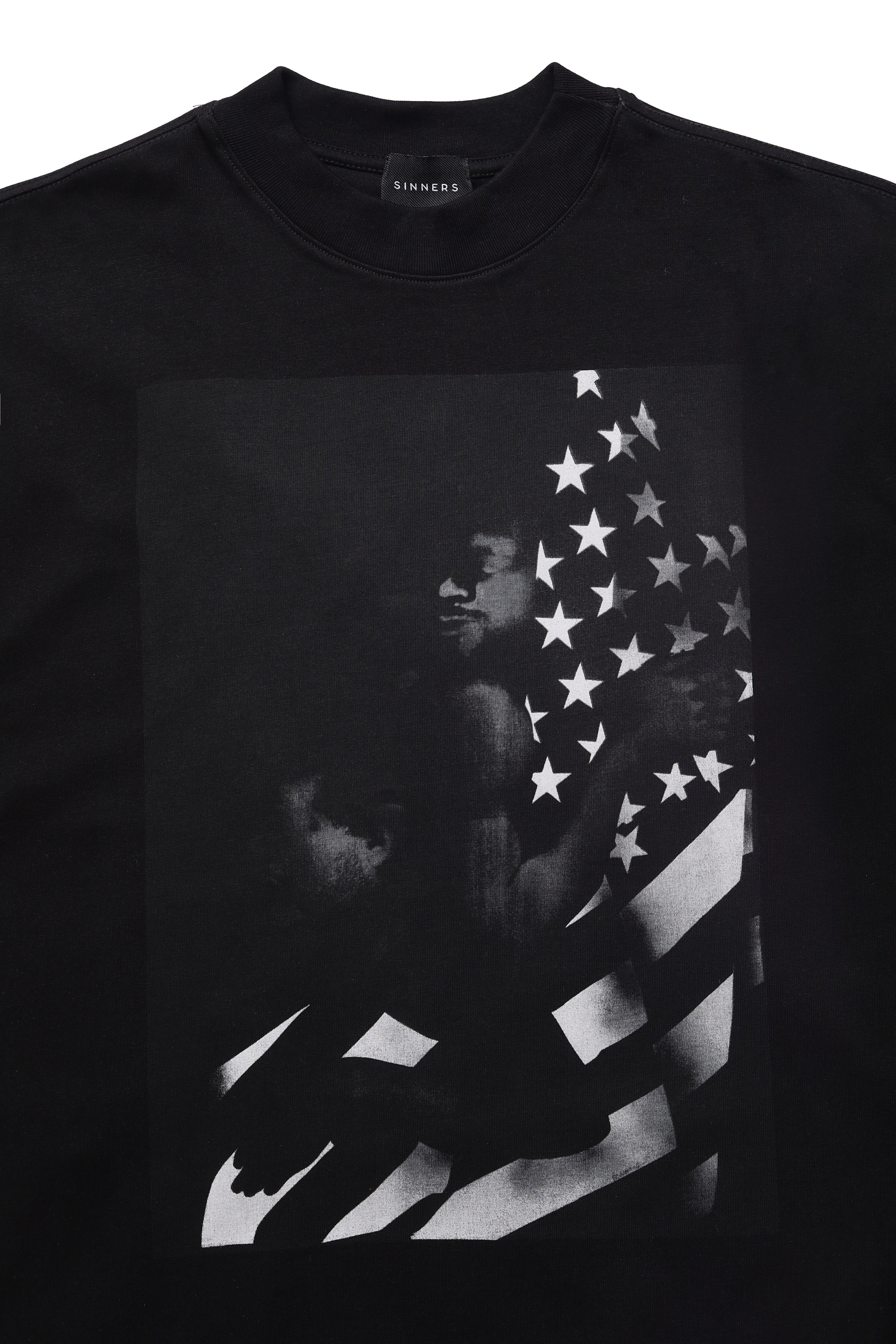 I <3 AMERICA BLACK T-SHIRT — SINNERS