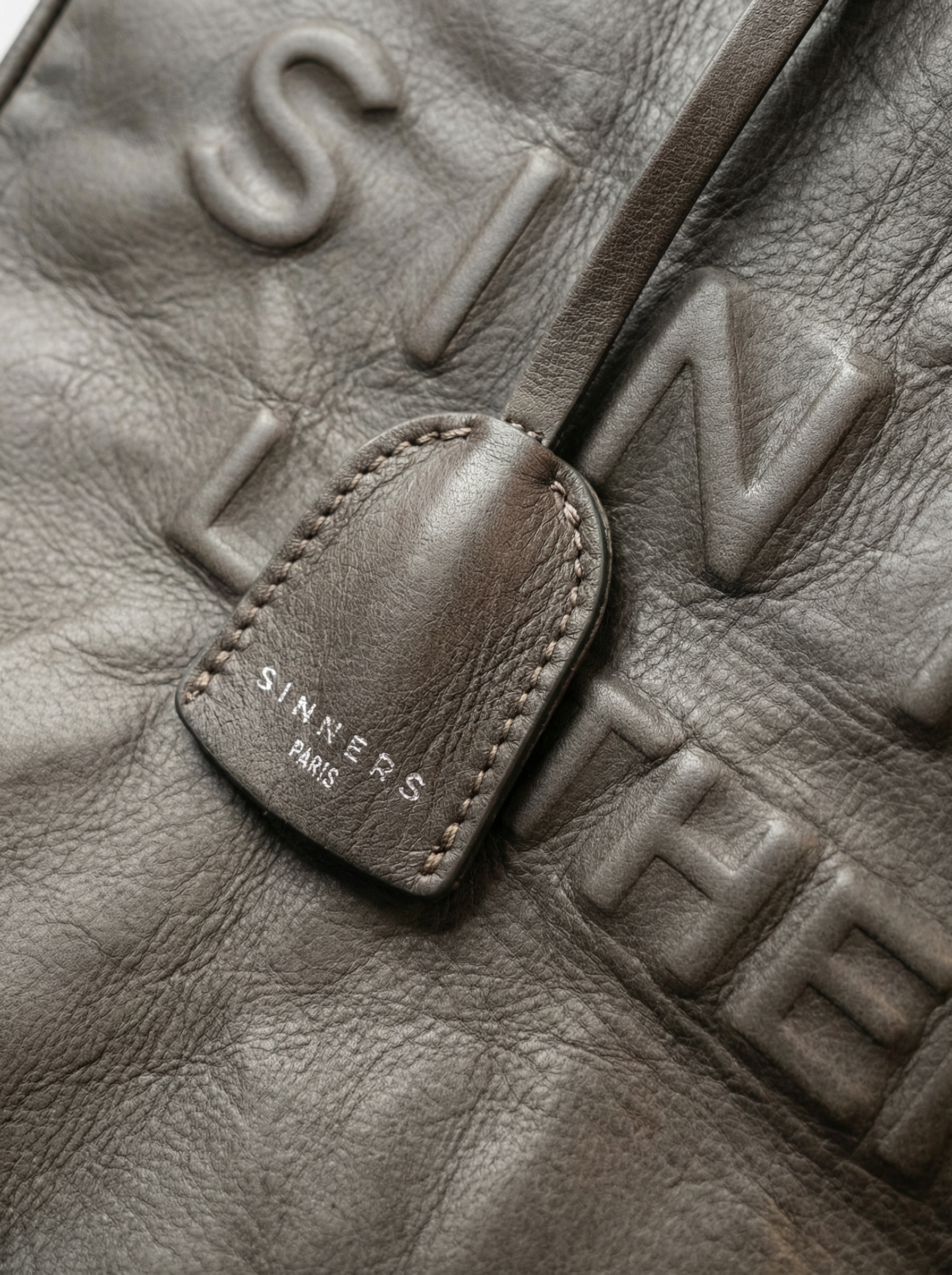 LEATHER DEPT. GREEN BAG