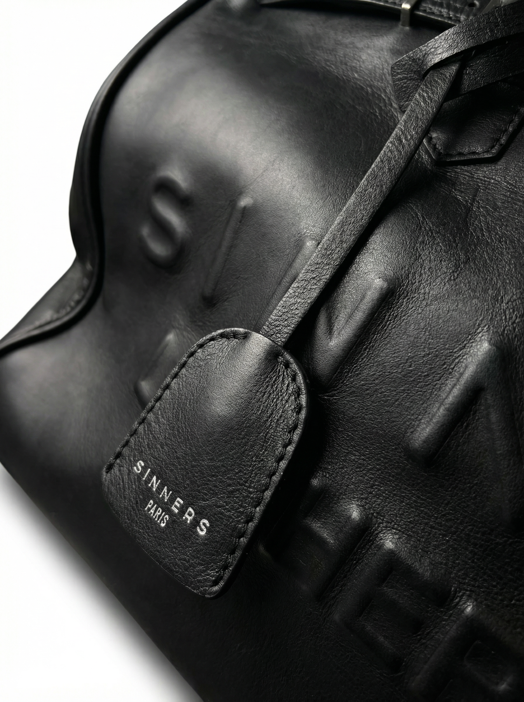 LEATHER DEPT. BLACK BAG