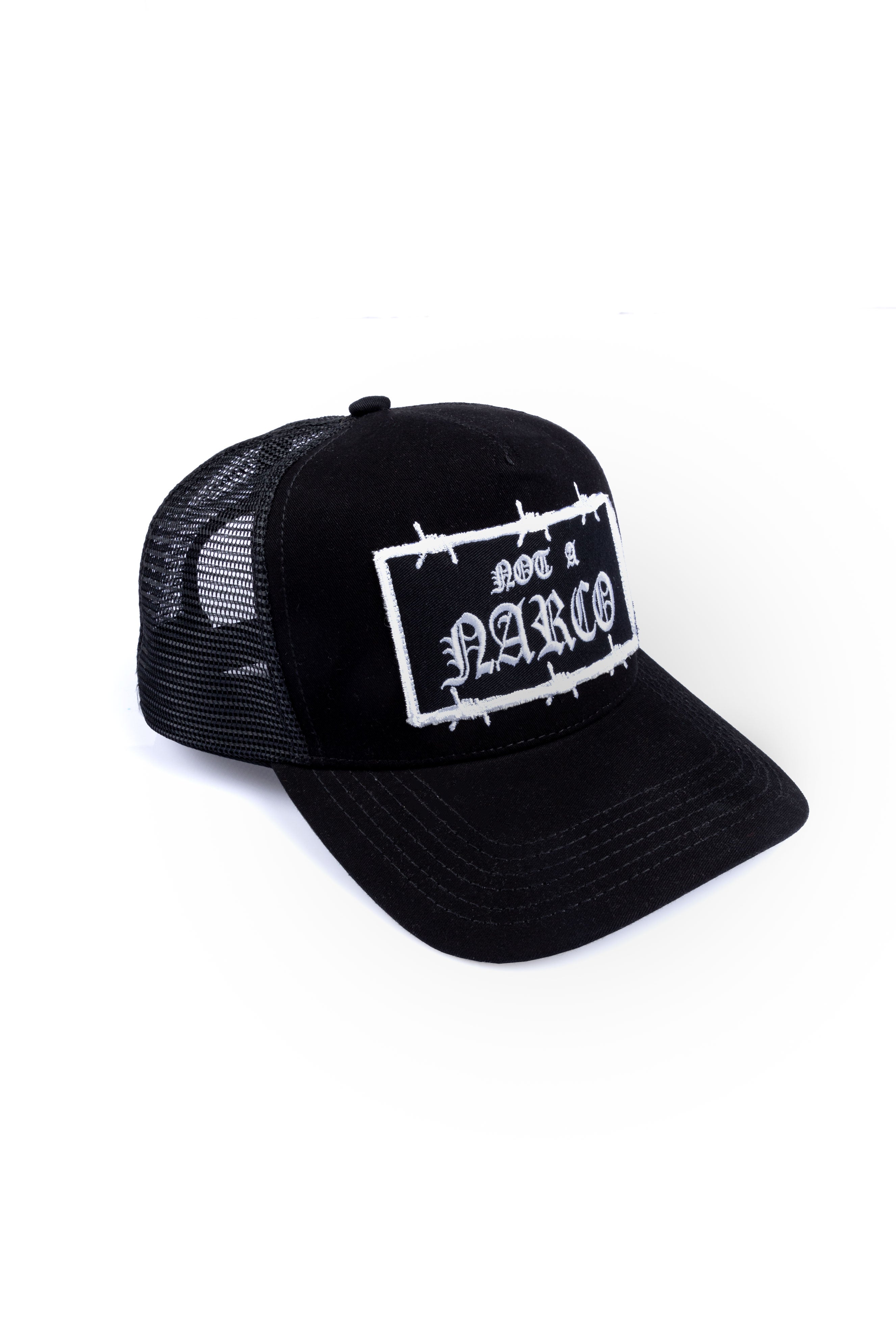 Black Printed Cap