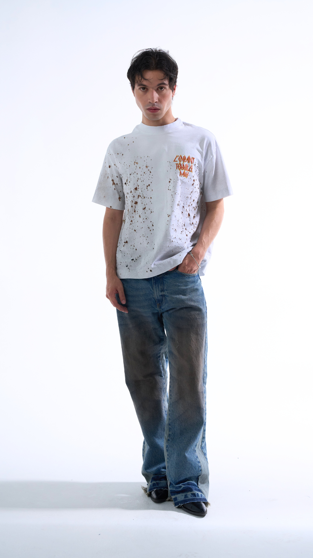 DEF SINNERS SHOTGUN WHITE T-SHIRT