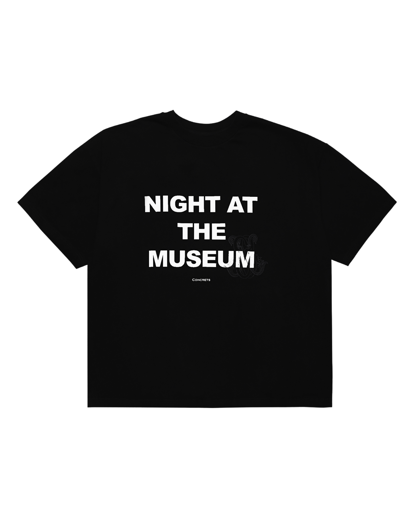 NIGHT AT THE MUSEUM T-SHIRT — BLACK
