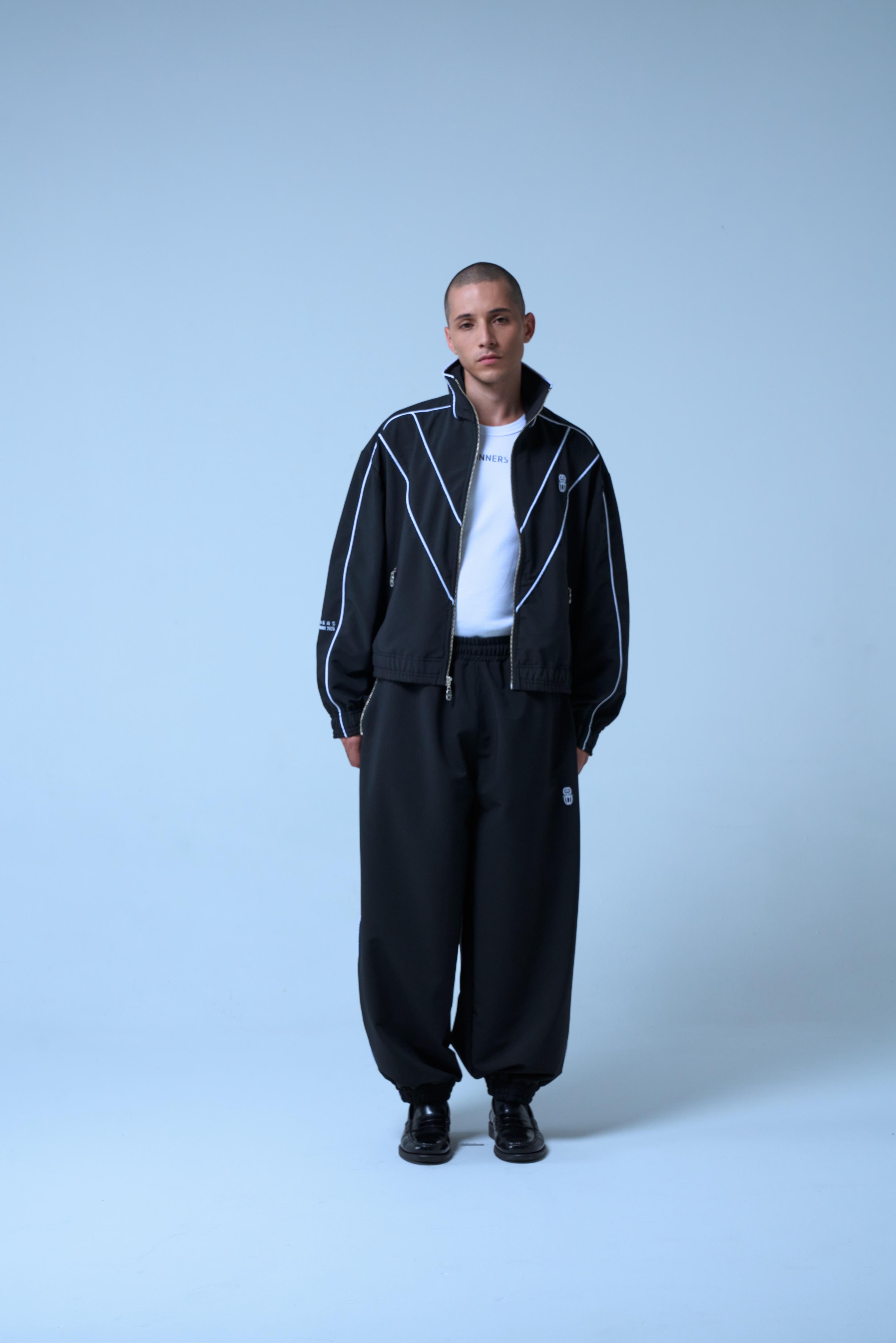 SINNERS BLACK TRACK JACKET