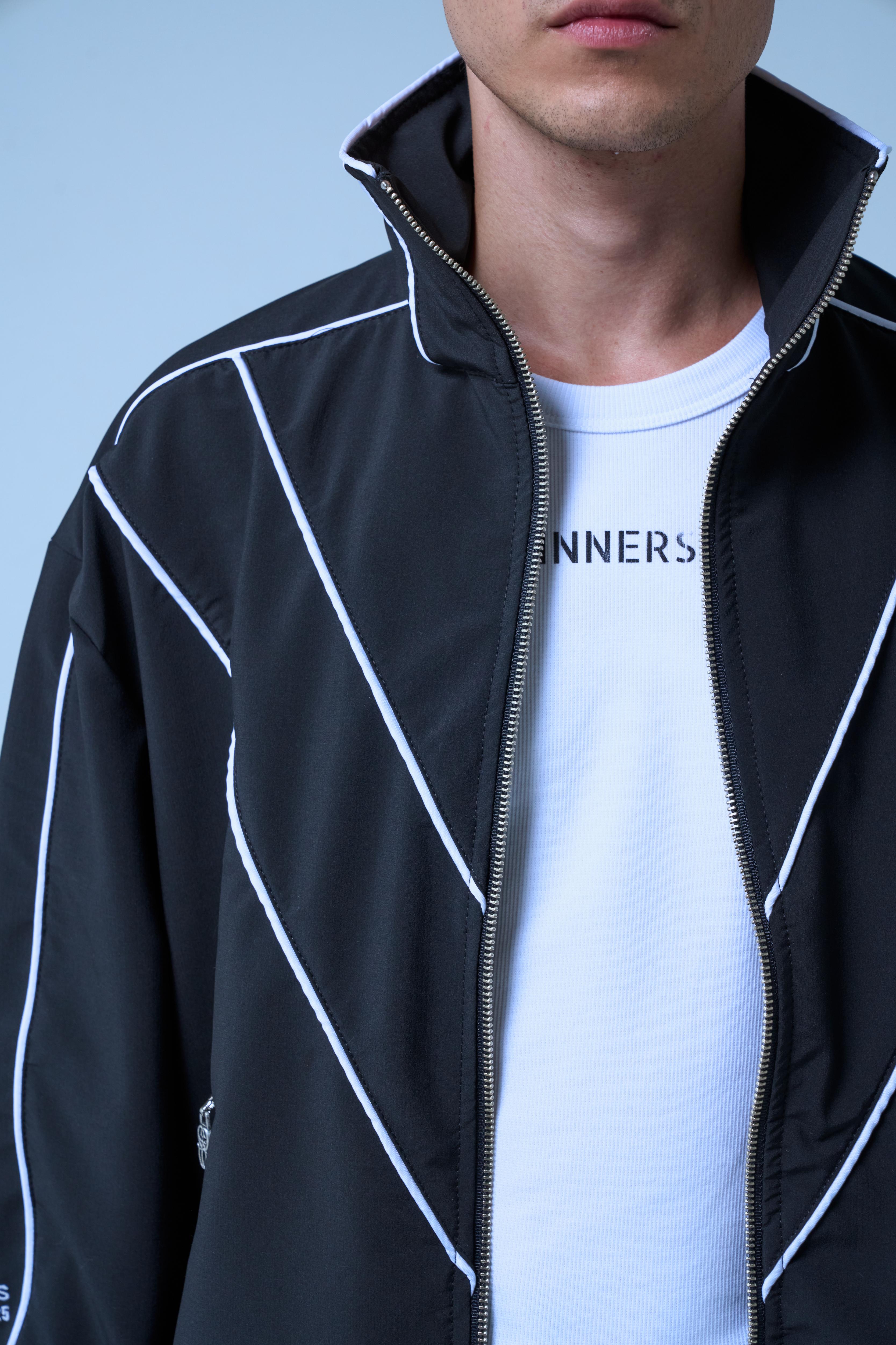 SINNERS BLACK TRACK JACKET