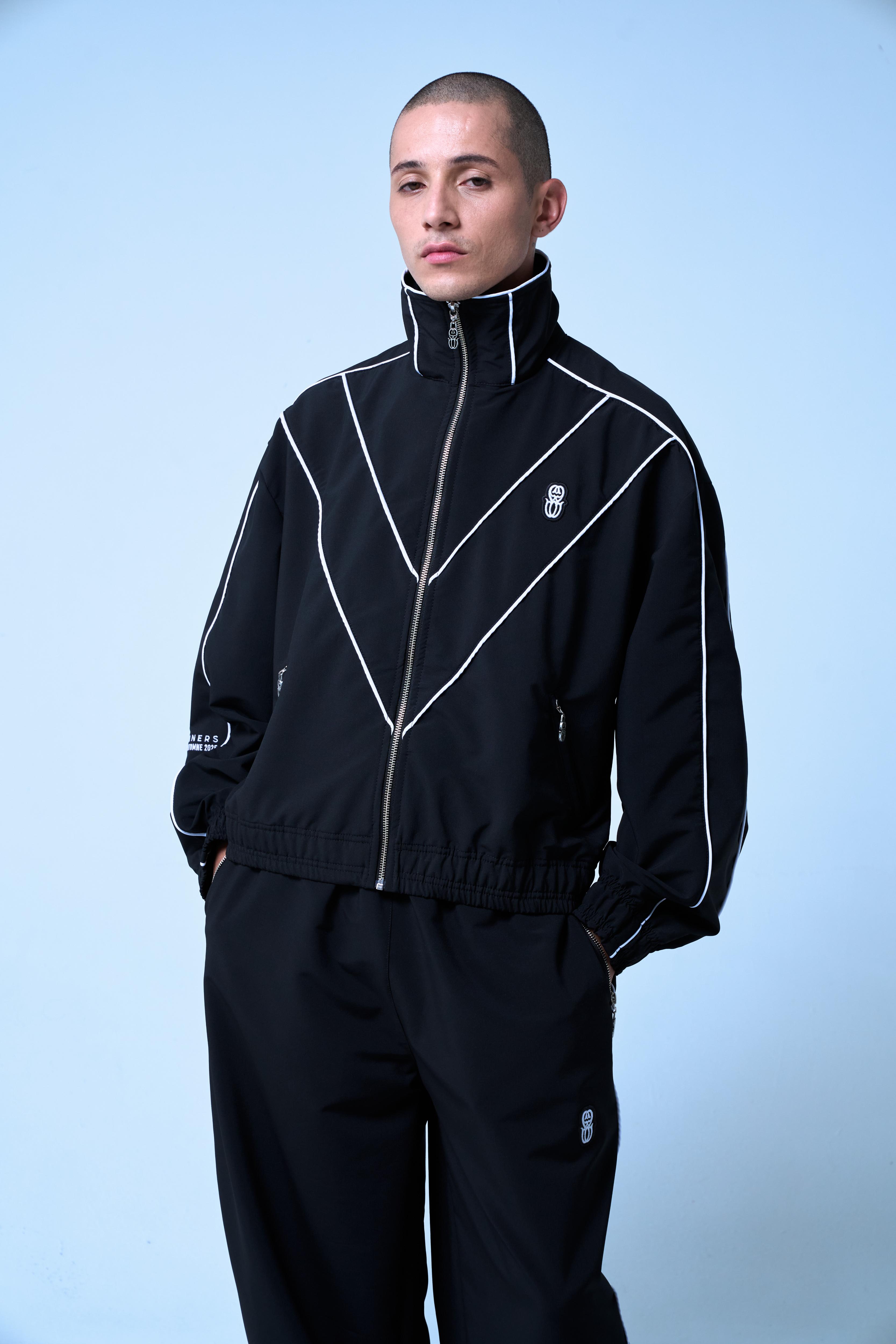 SINNERS BLACK TRACK JACKET