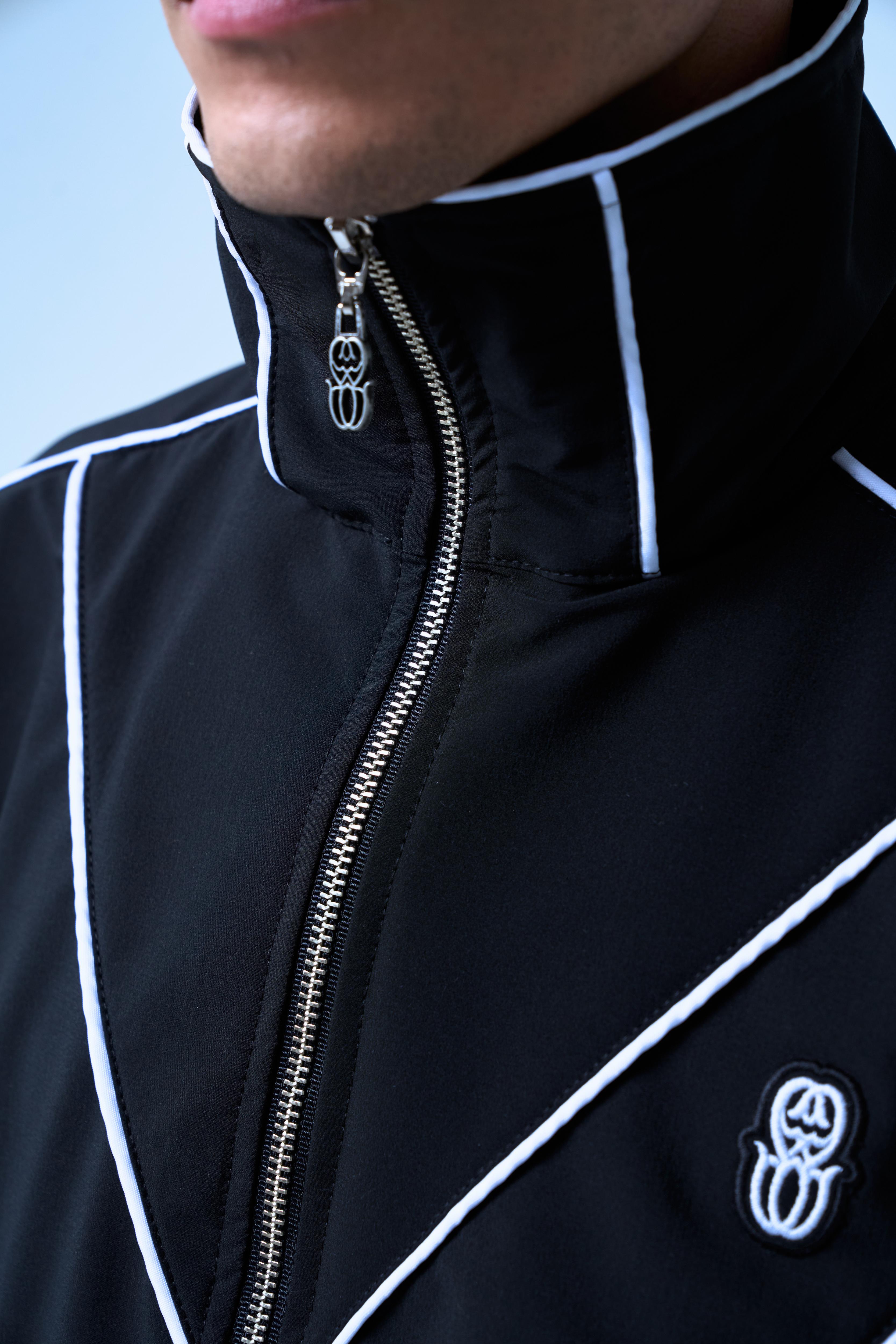 SINNERS BLACK TRACK JACKET