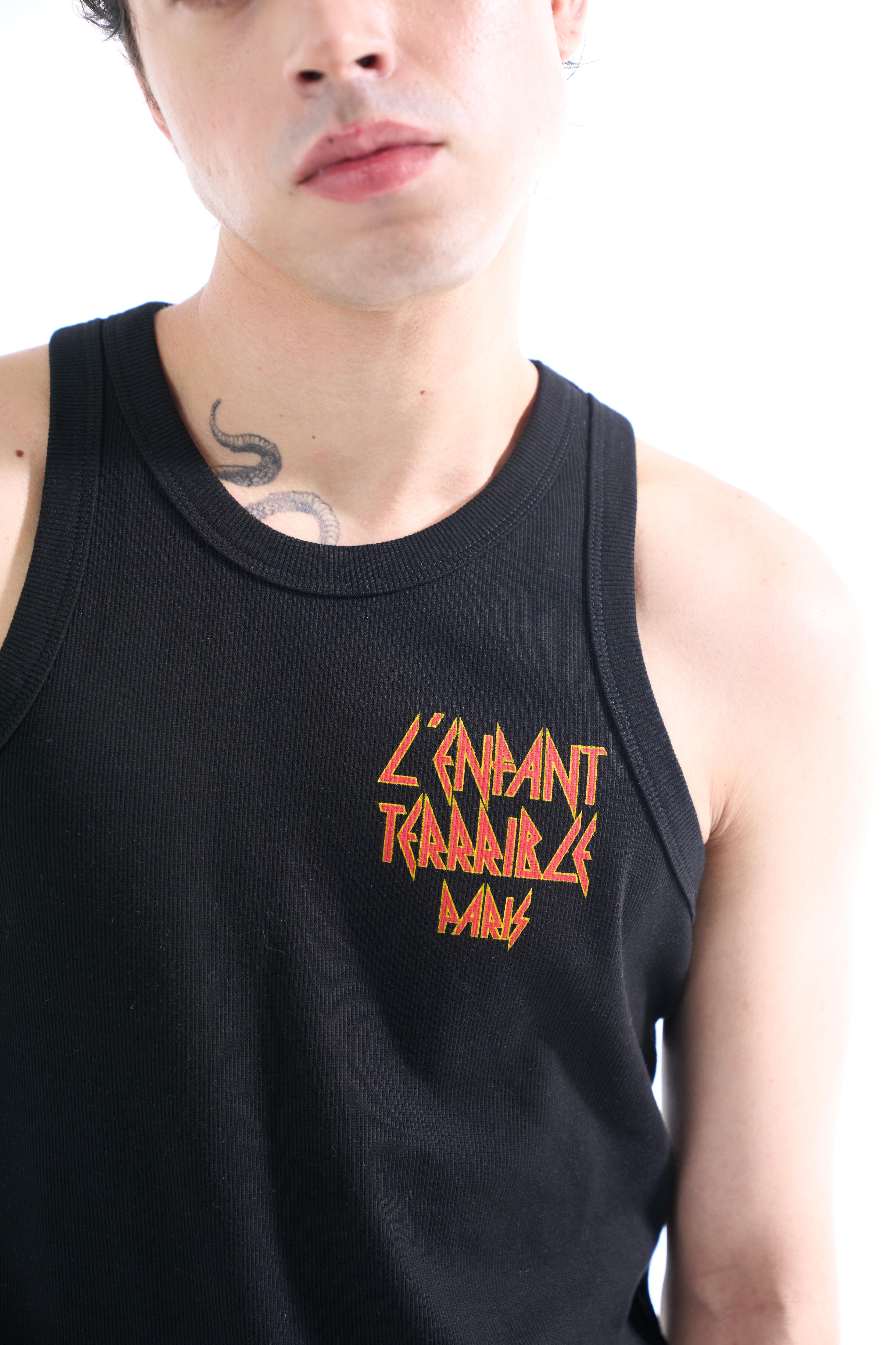 L'ENFANT BLACK MEN TANK TOP