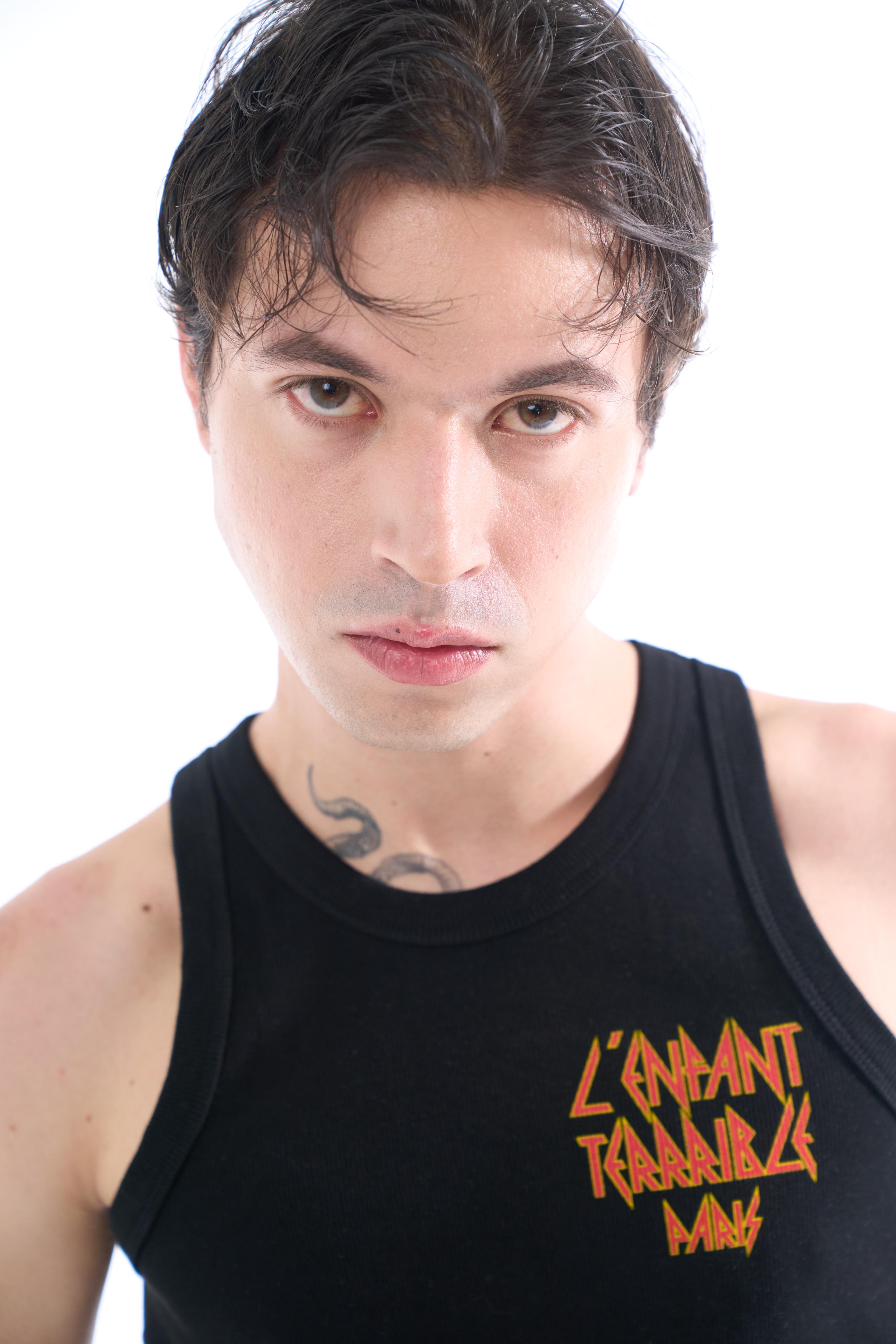 L'ENFANT BLACK MEN TANK TOP