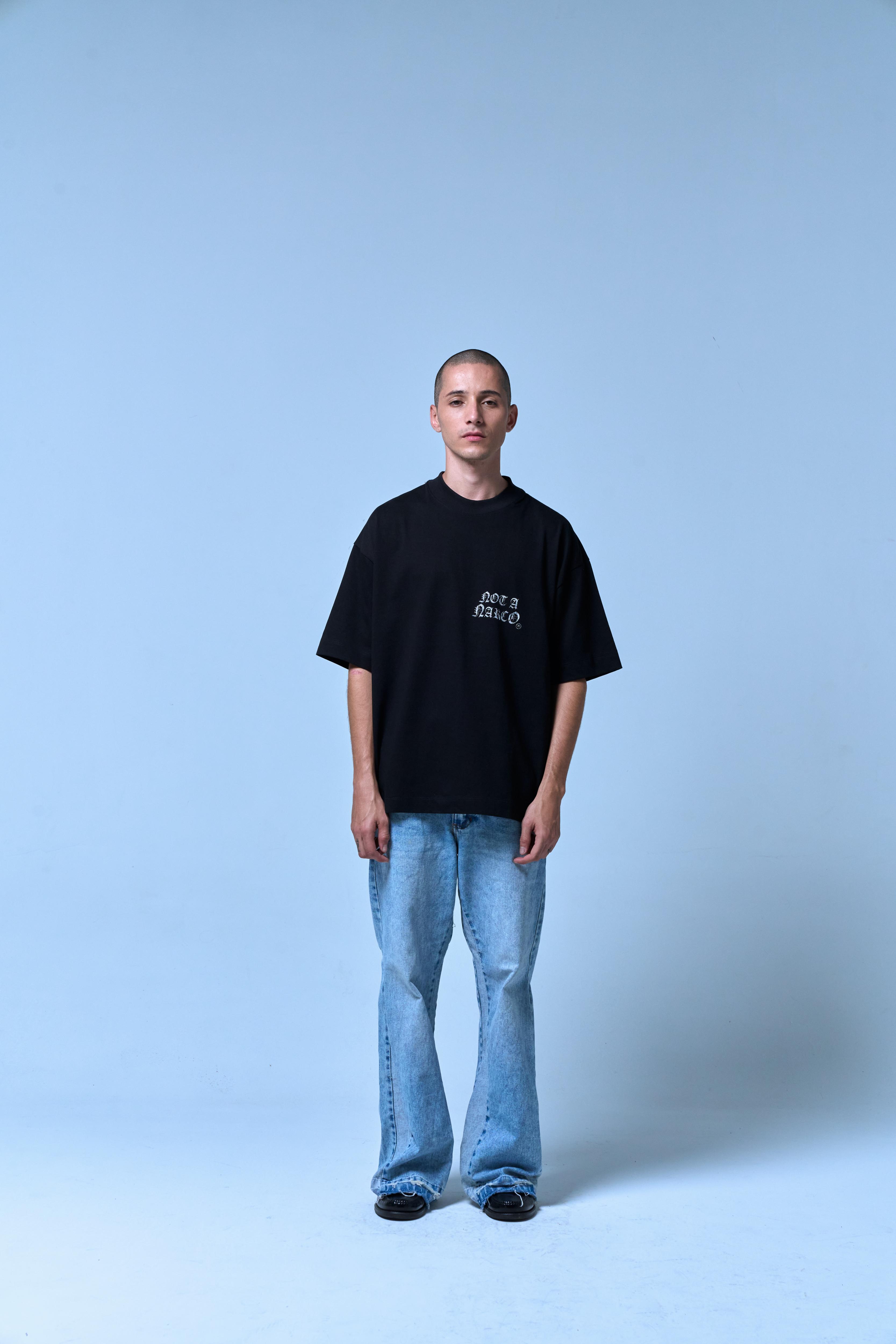 NOT A NARCO FW25 BLACK T-SHIRT