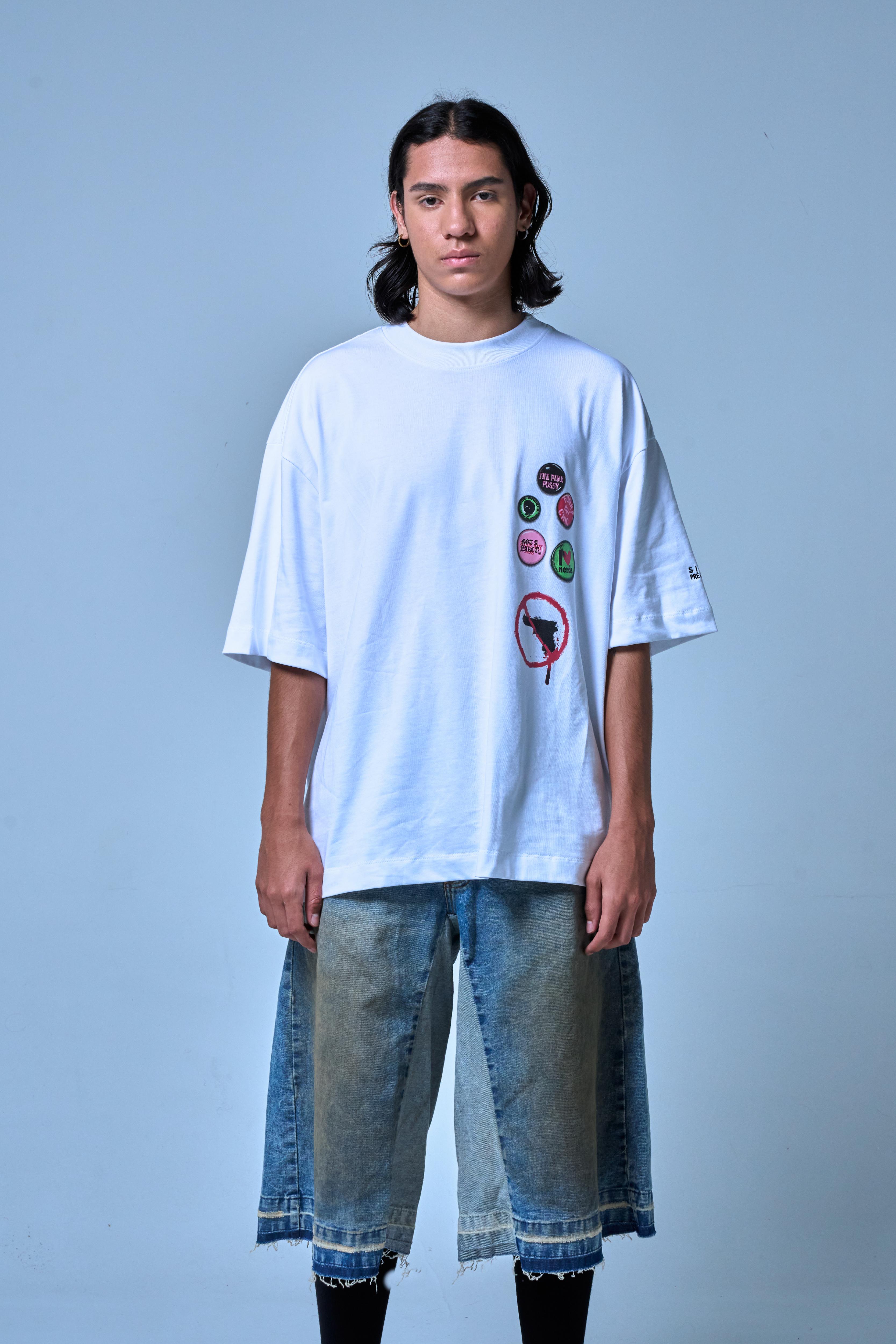 STAMPS WHITE T-SHIRT