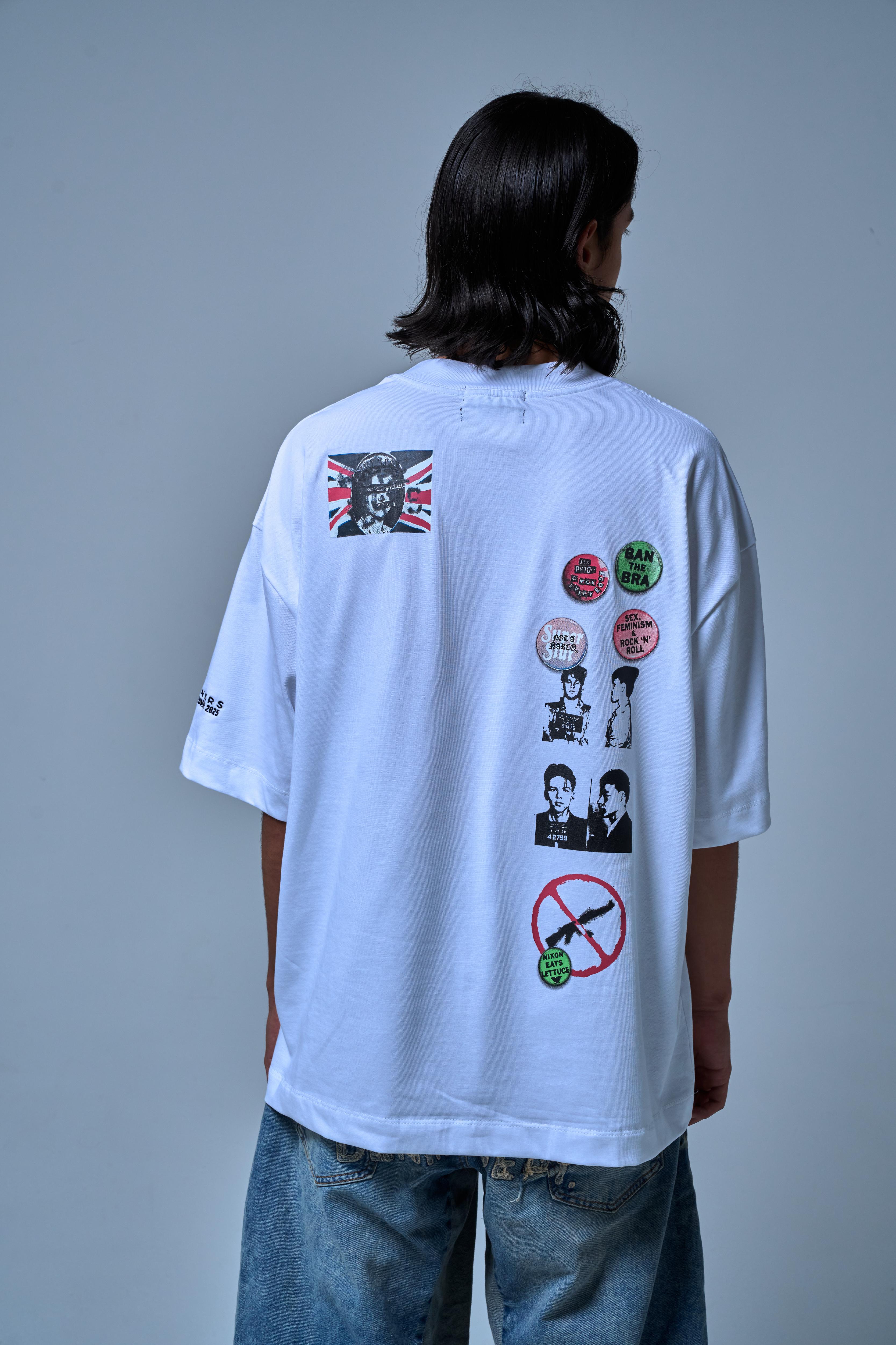 STAMPS WHITE T-SHIRT