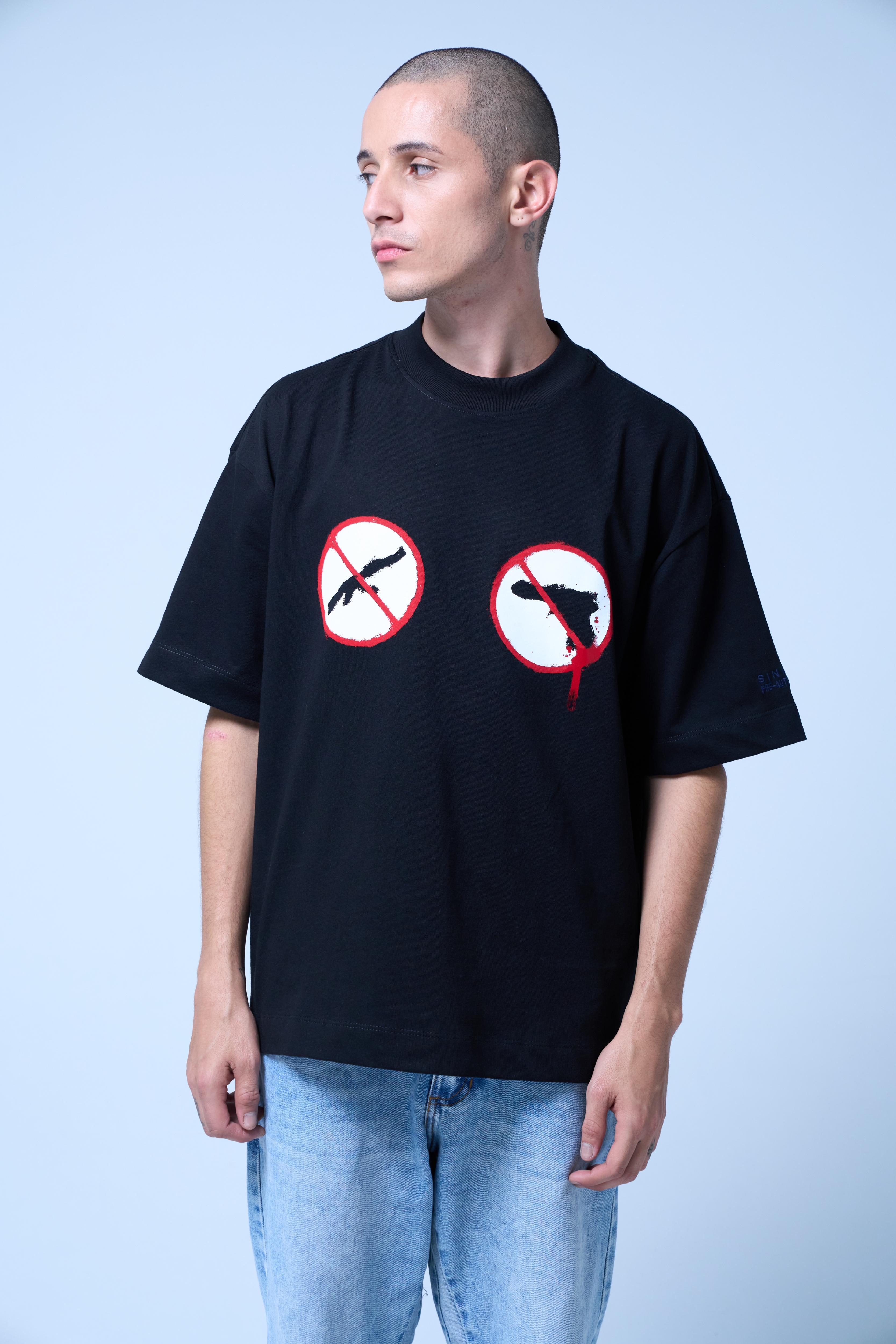 AMERICAN HORROR BLACK T-SHIRT