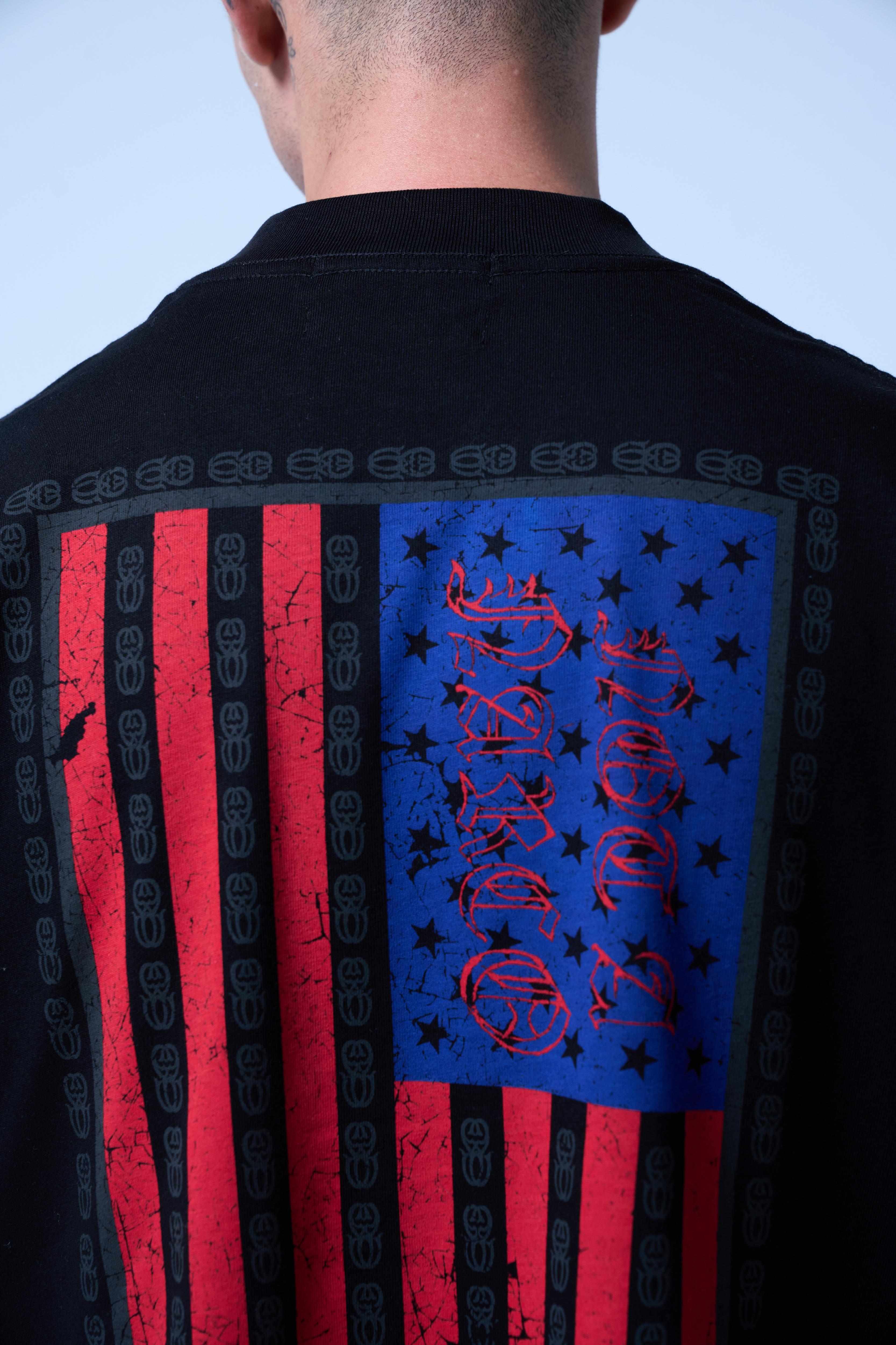 AMERICAN HORROR BLACK T-SHIRT