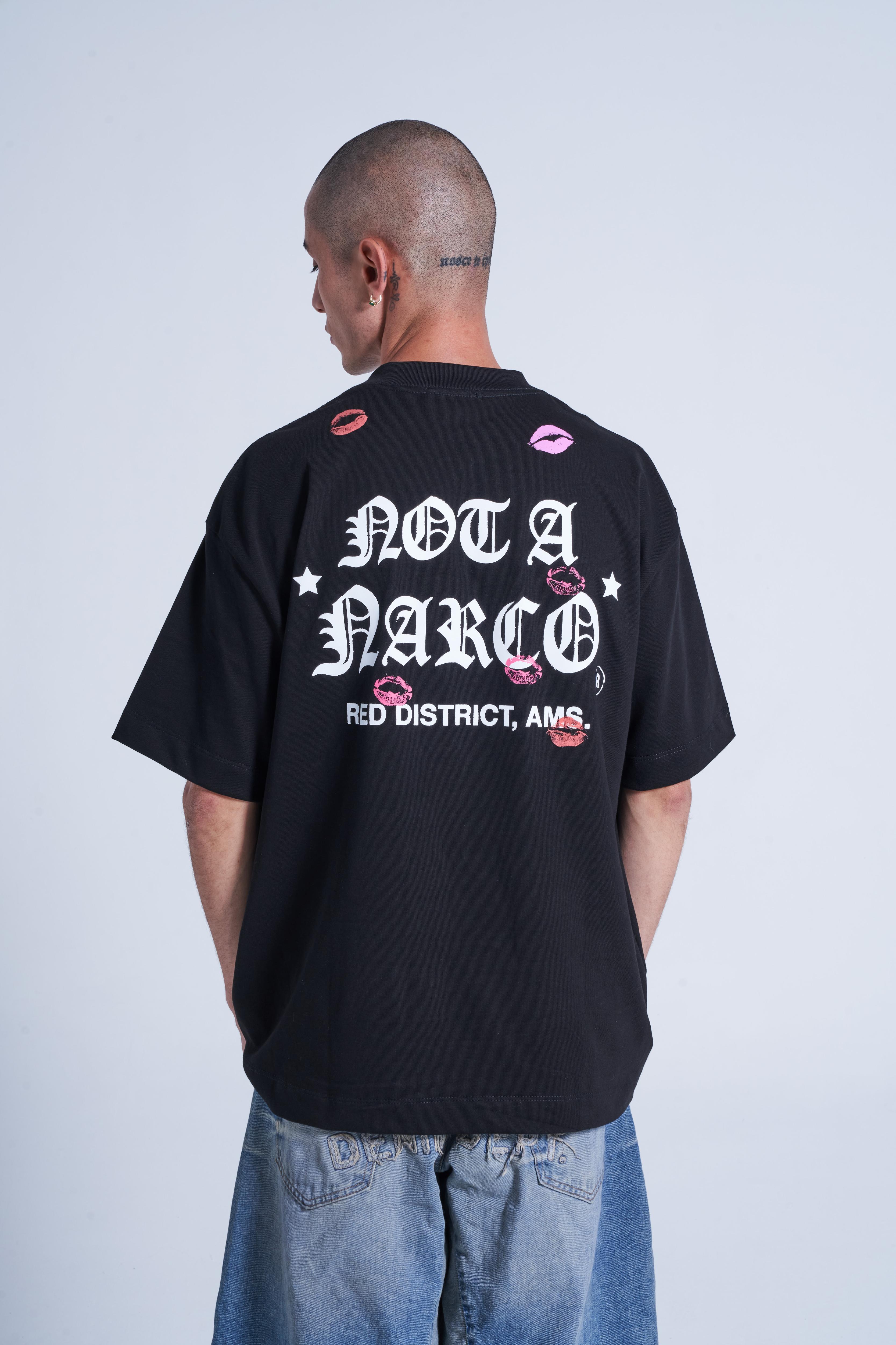 NOT A NARCO™ AMSTERDAM BLACK T-SHIRT