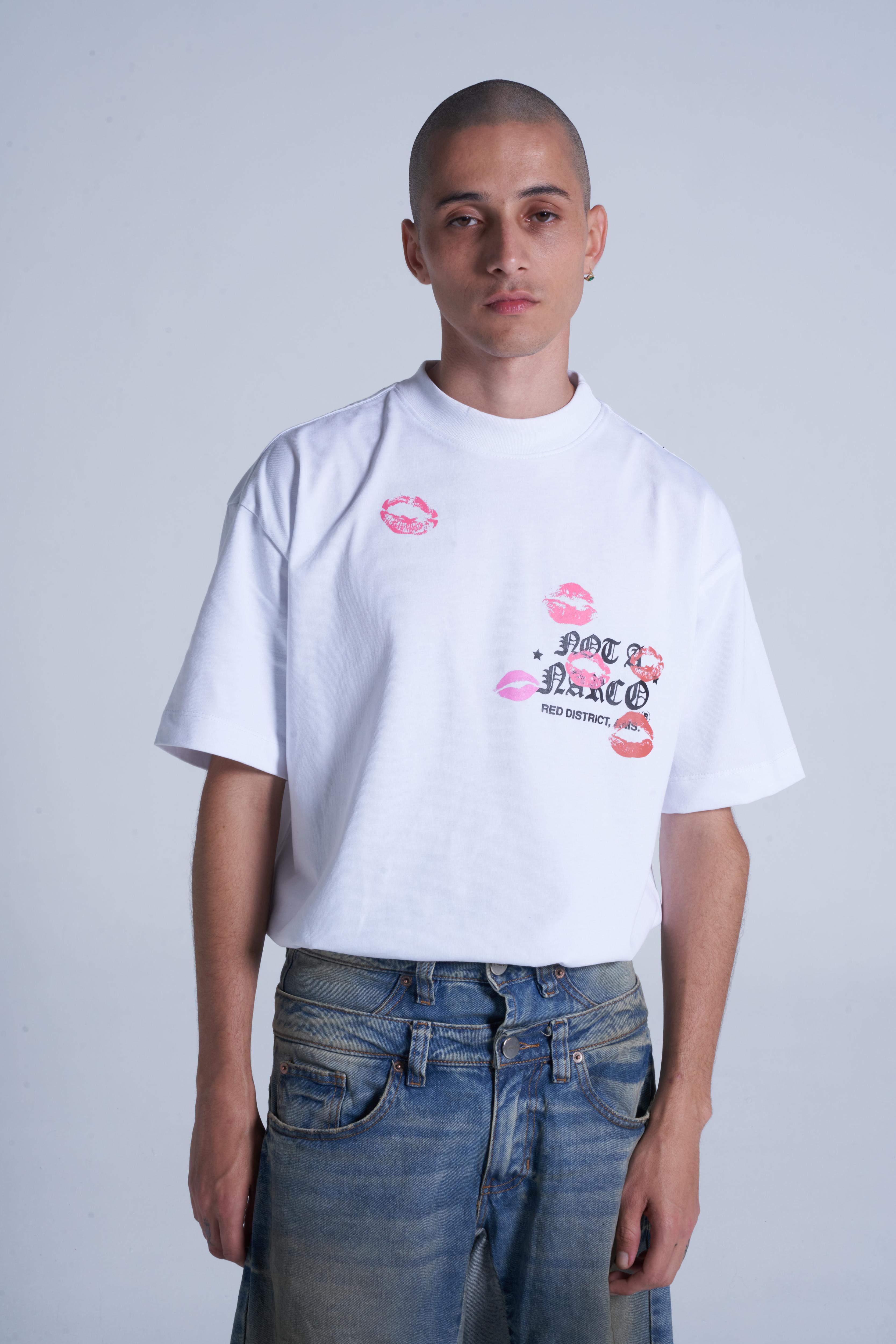 NOT A NARCO™ AMSTERDAM WHITE T-SHIRT