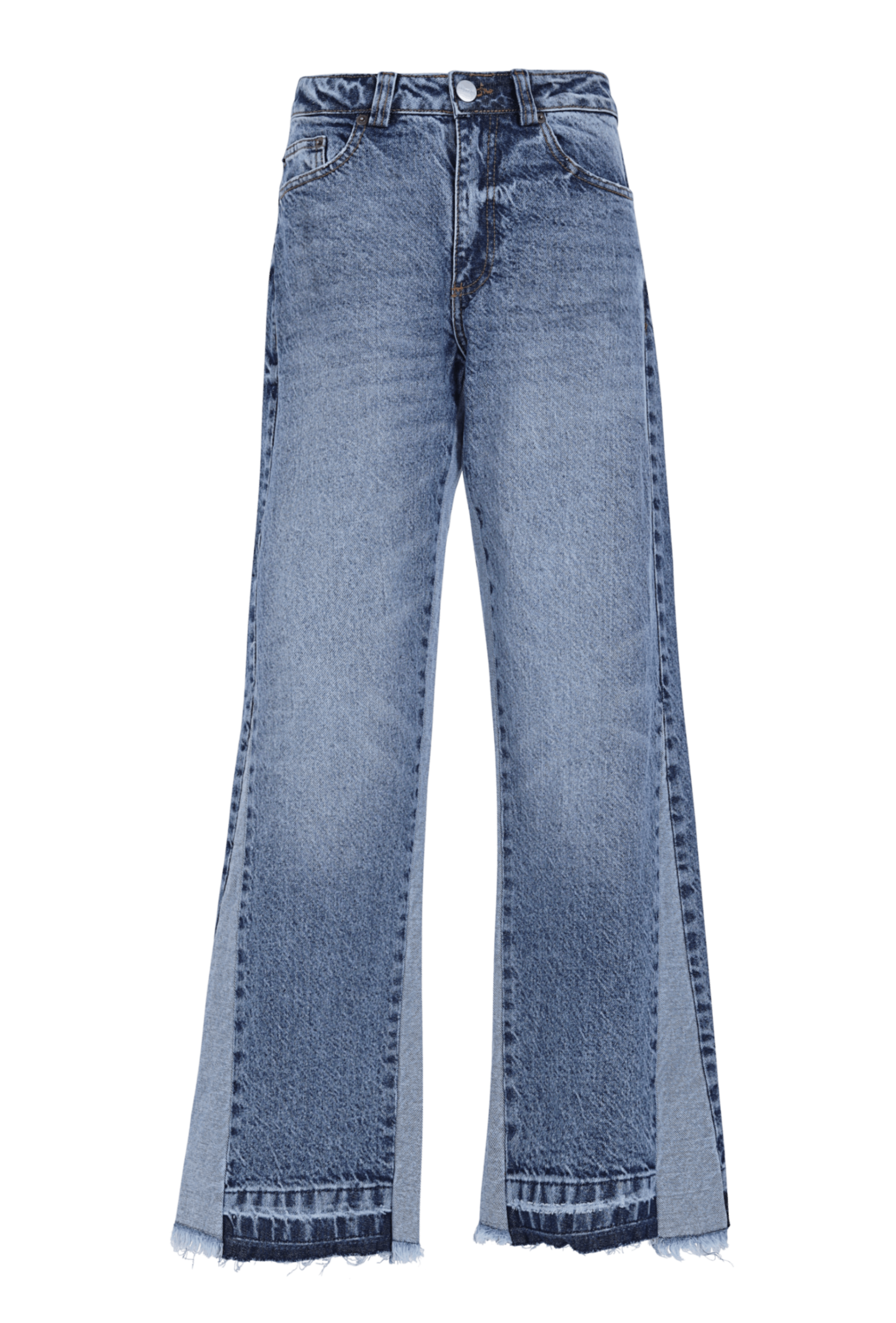 EMBROIDERED FLARED JEANS