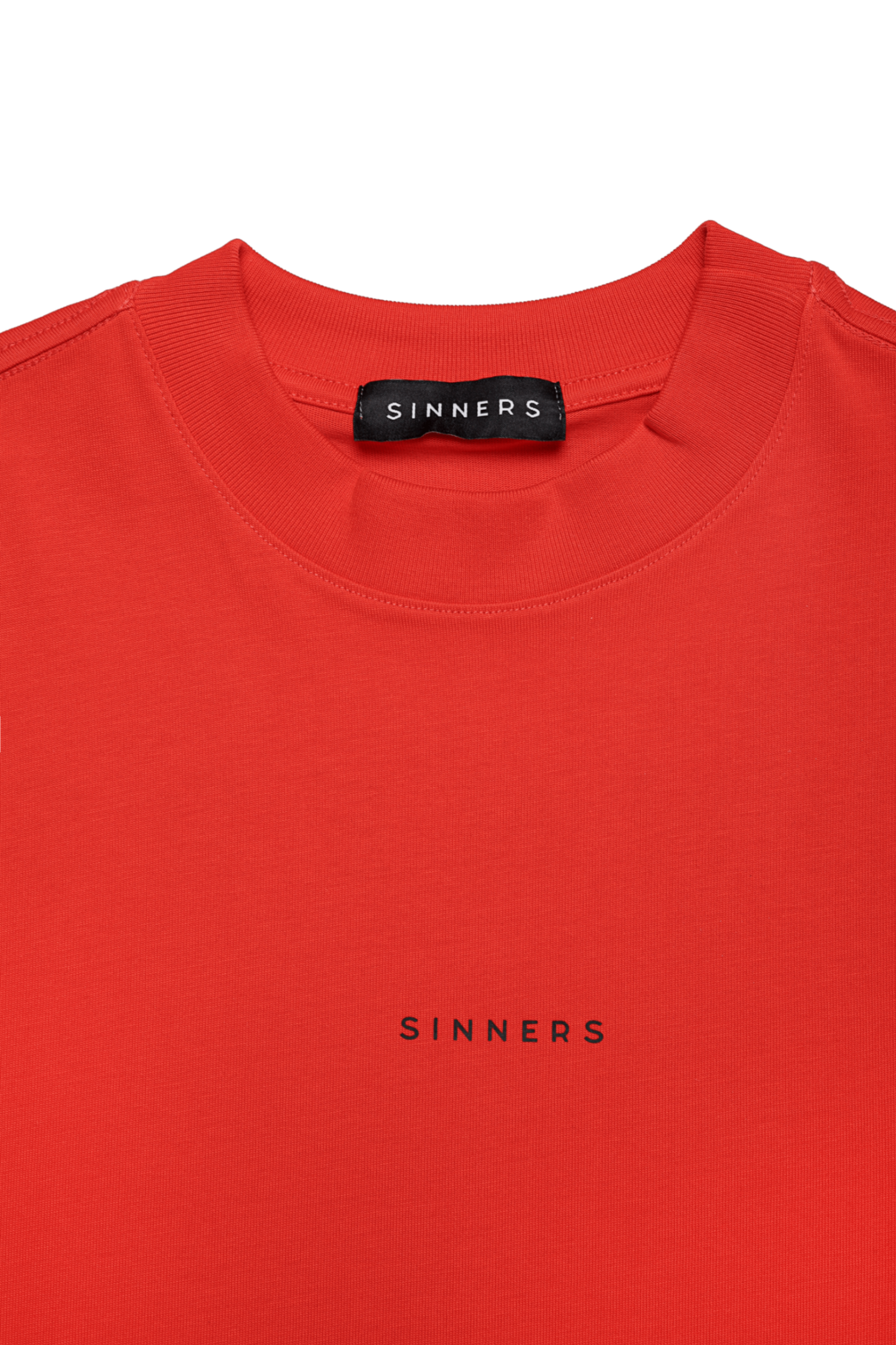 SINNERS LOGO RED T-SHIRT