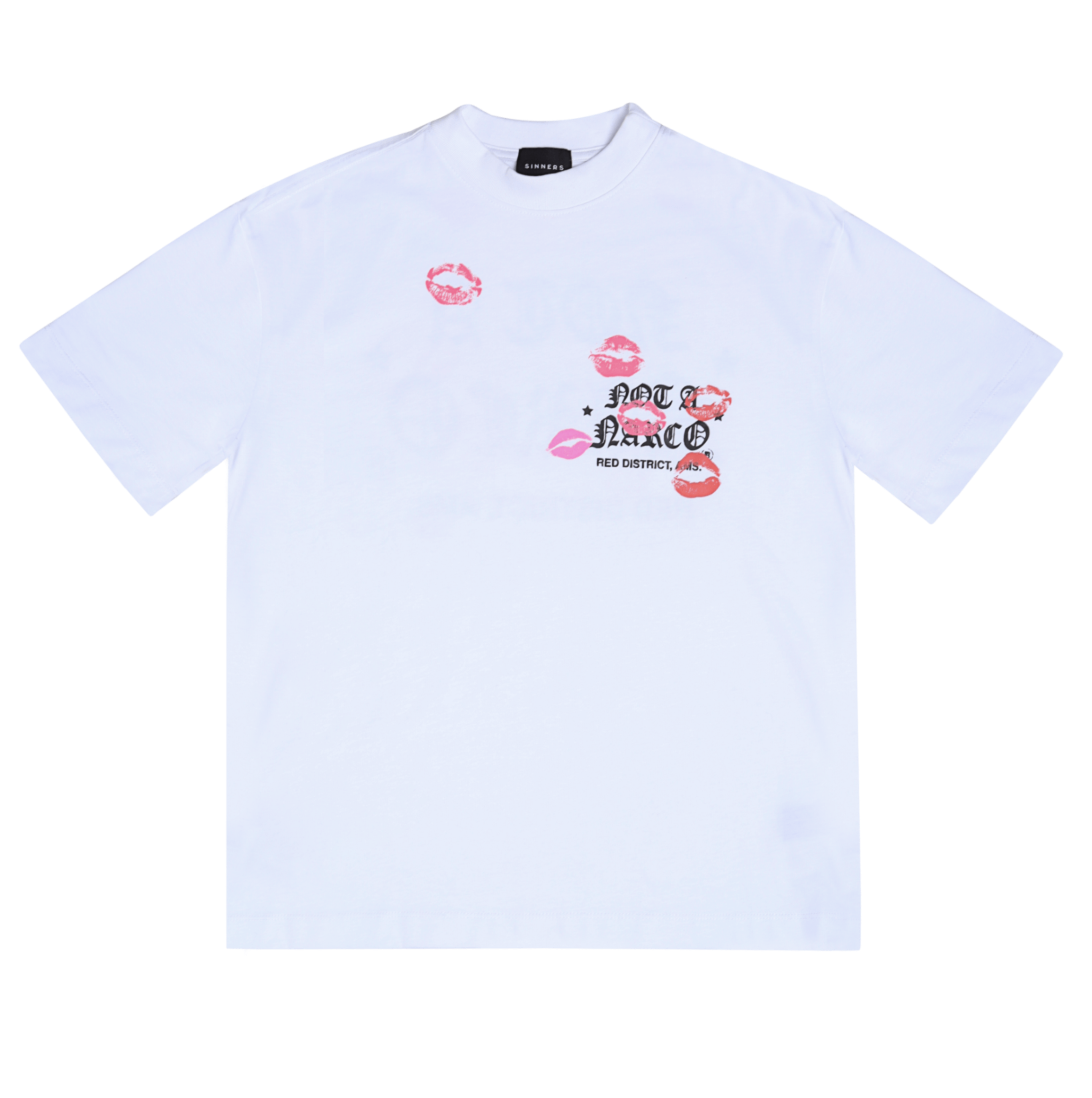 NOT A NARCO™ AMSTERDAM WHITE T-SHIRT