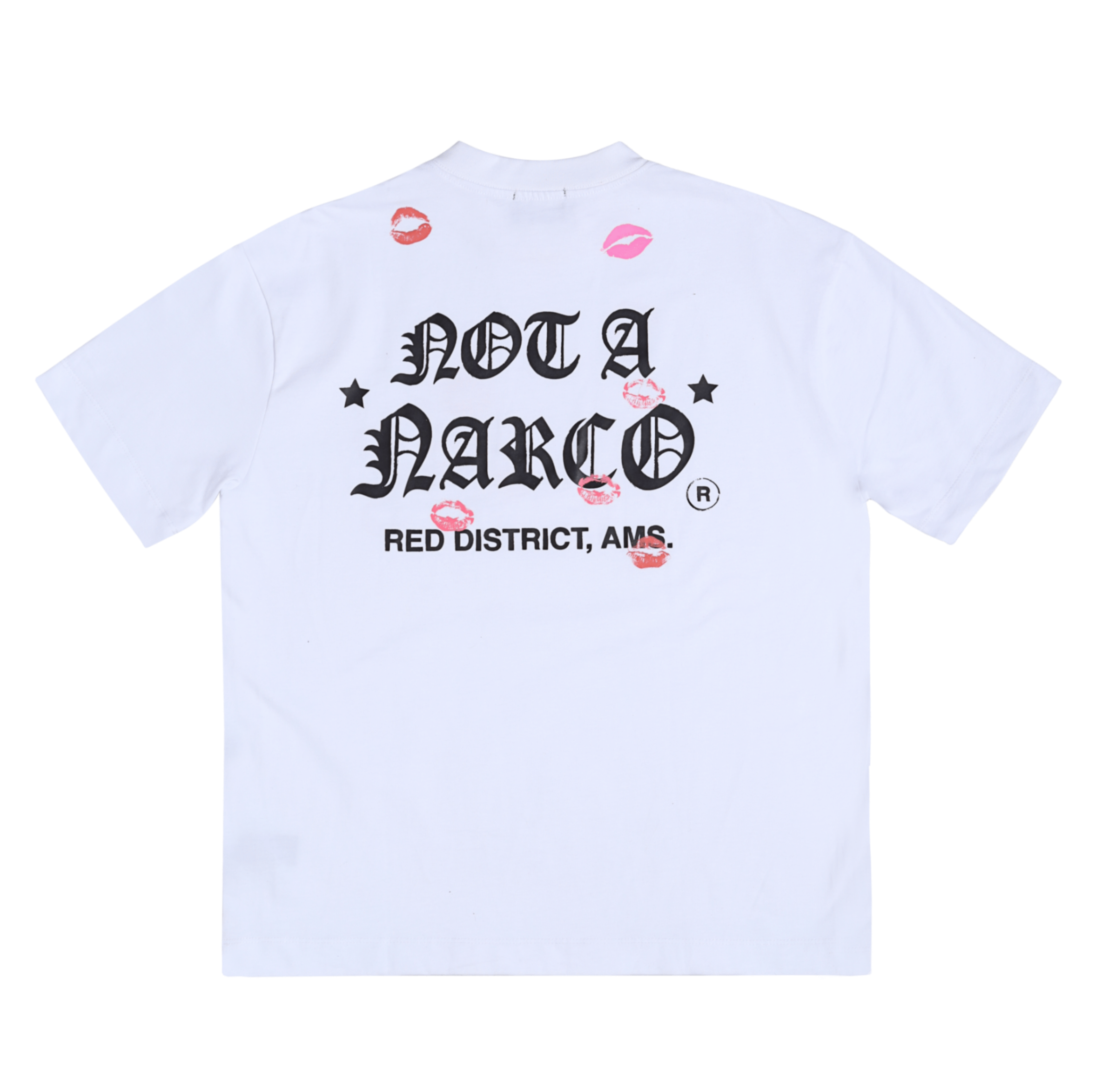 NOT A NARCO™ AMSTERDAM WHITE T-SHIRT