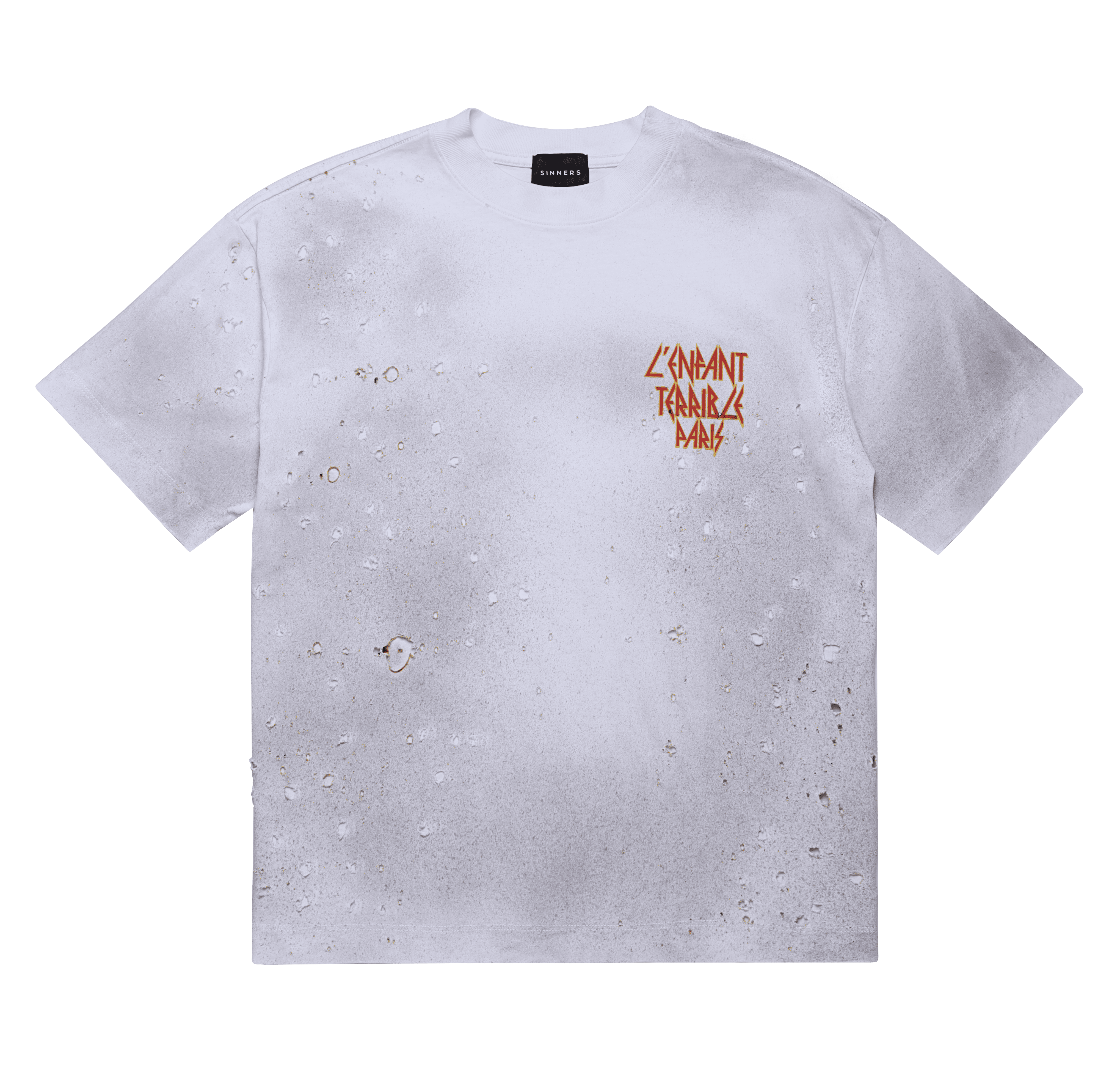 DEF SINNERS SHOTGUN WHITE T-SHIRT