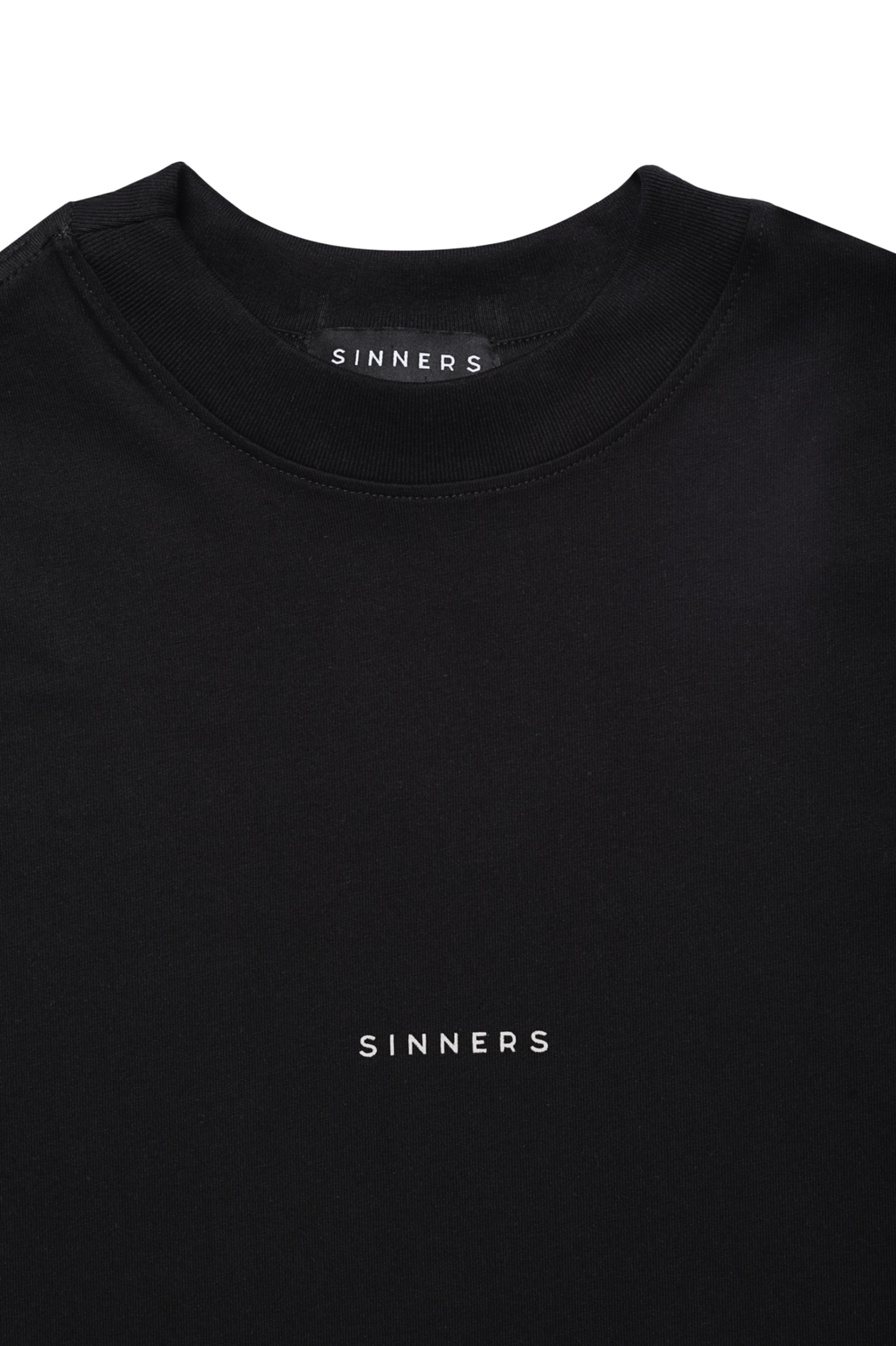 CENTER LOGO BLACK T-SHIRT