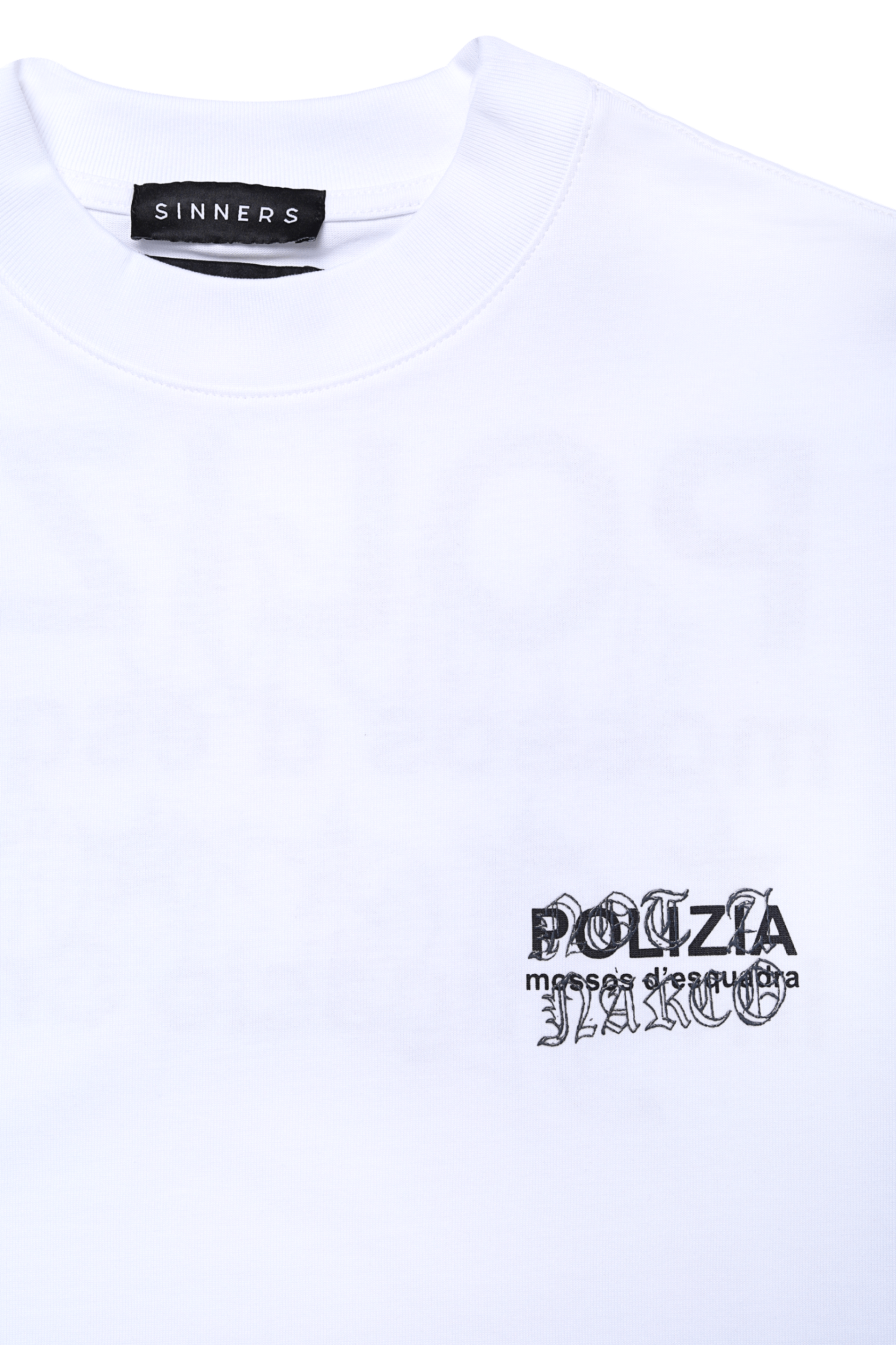 POLIZIA WHITE T-SHIRT