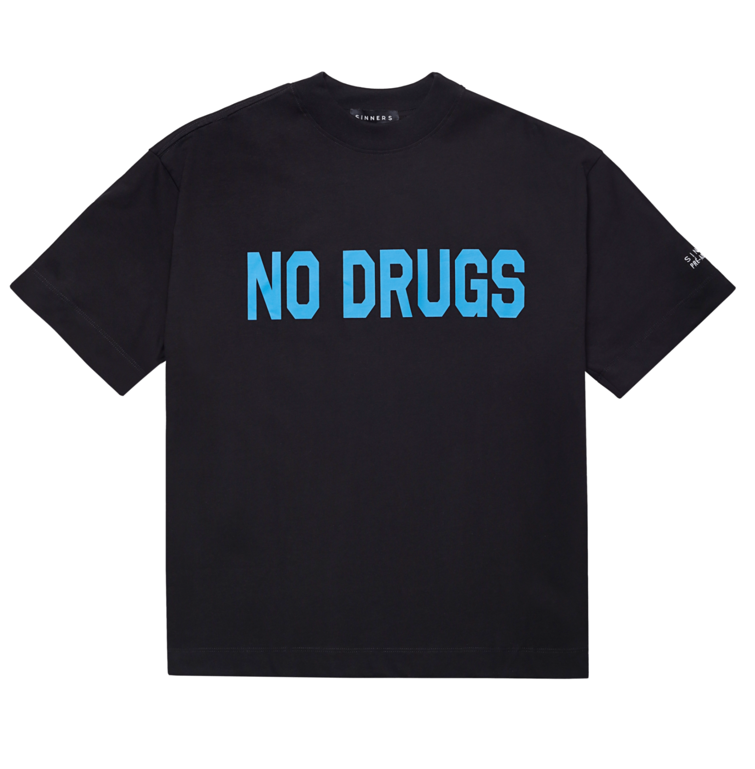 NO DRUGS BLACK T-SHIRT