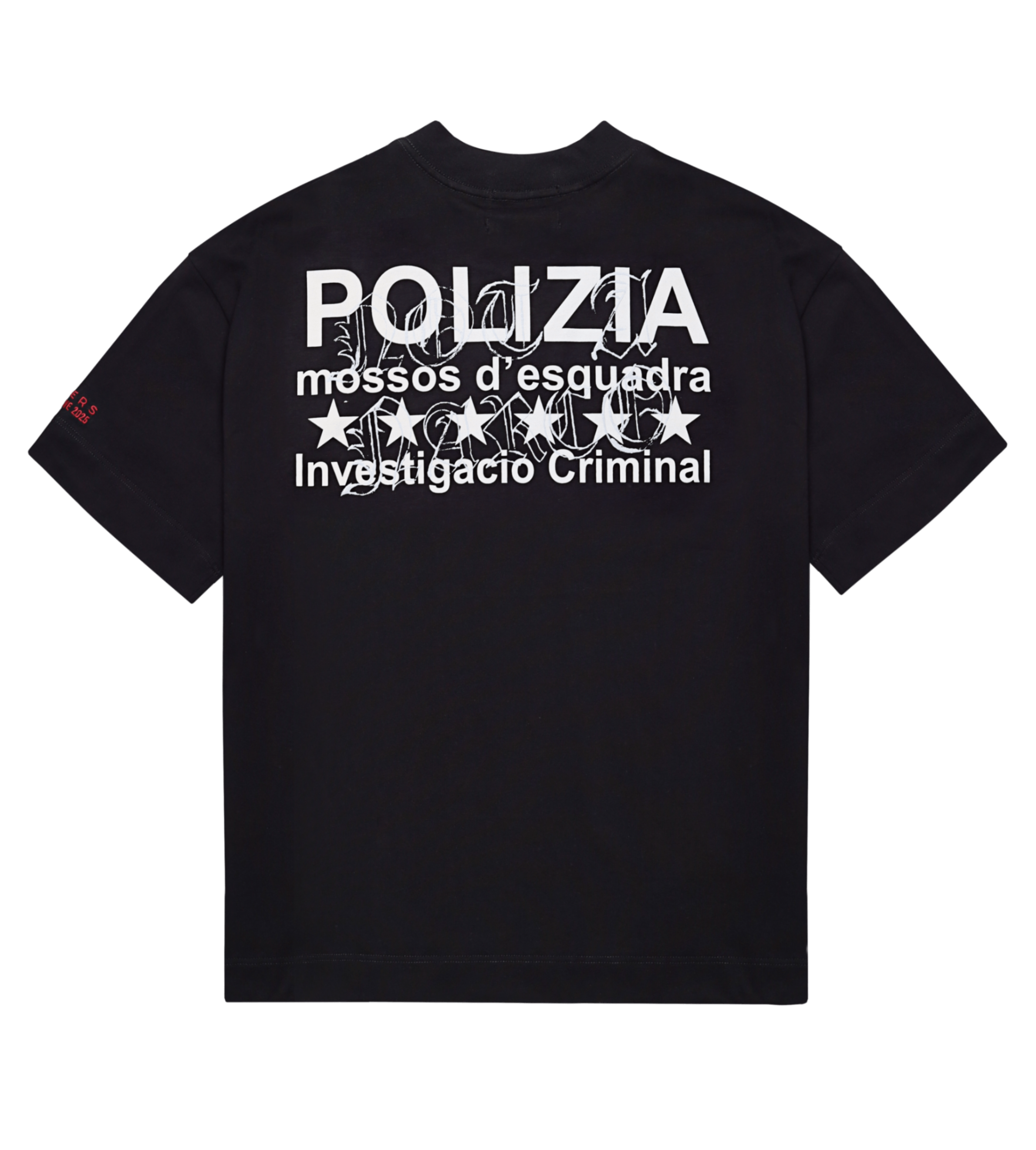 POLIZIA BLACK T-SHIRT