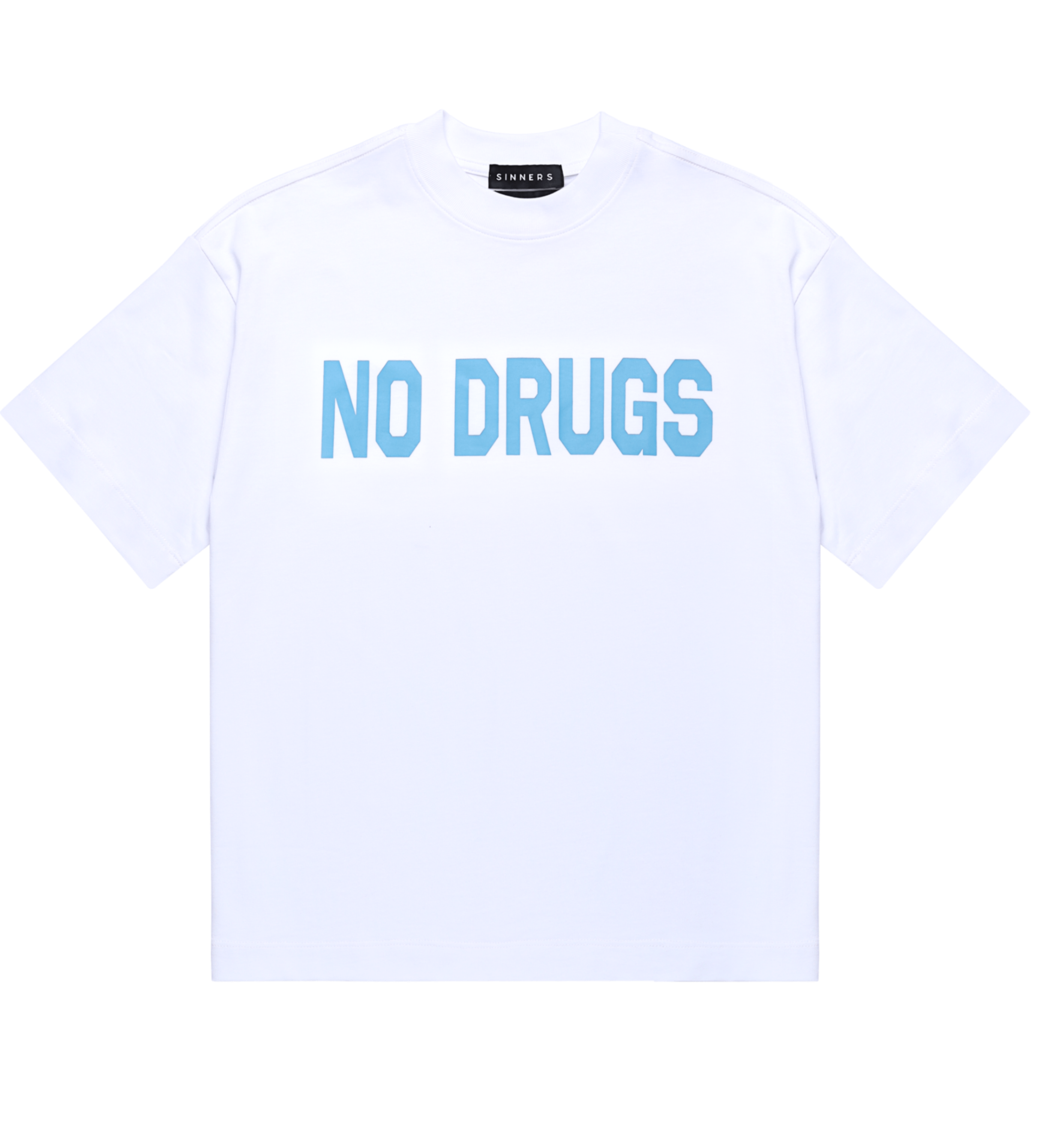 NO DRUGS WHITE T-SHIRT