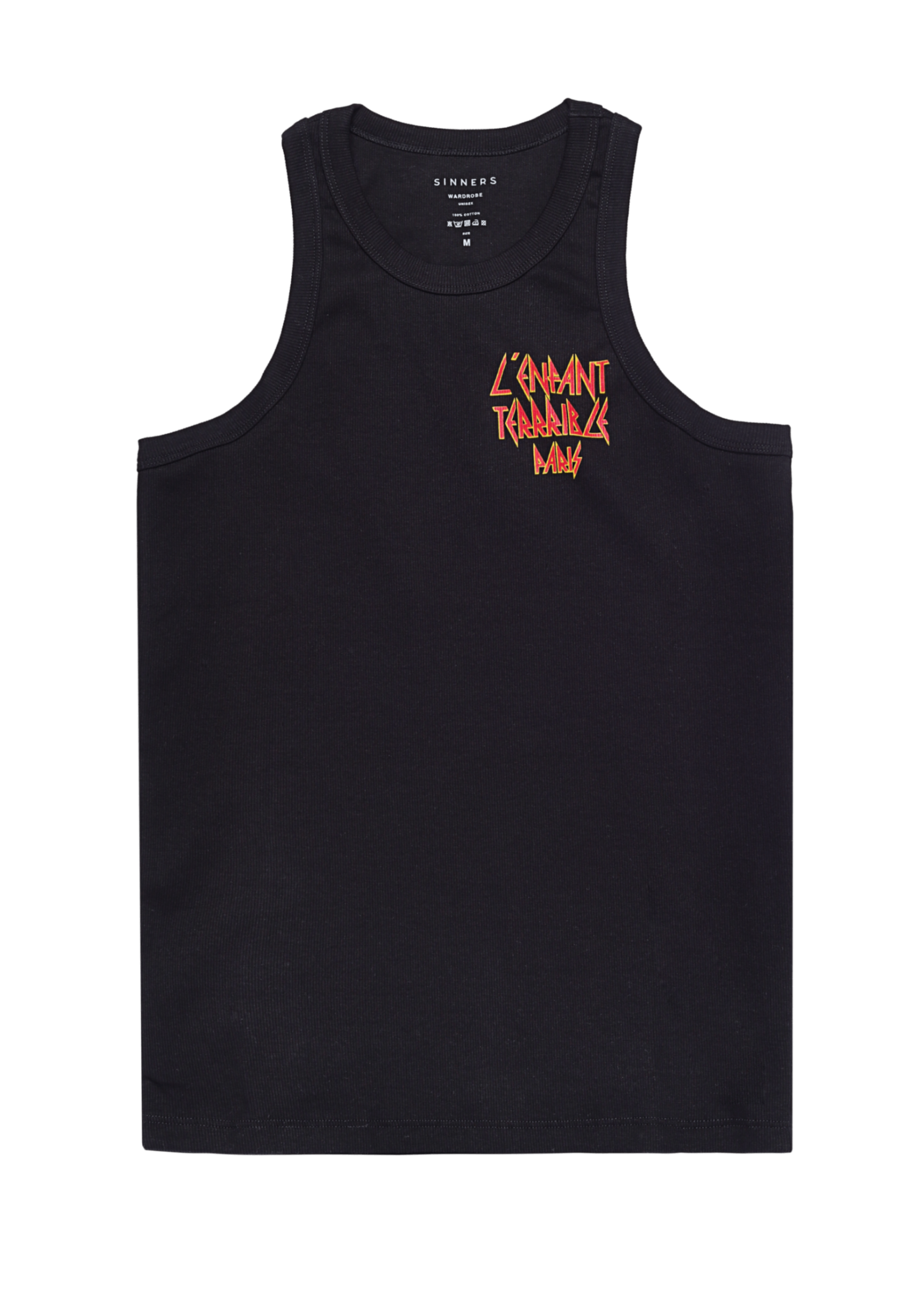 L'ENFANT BLACK MEN TANK TOP