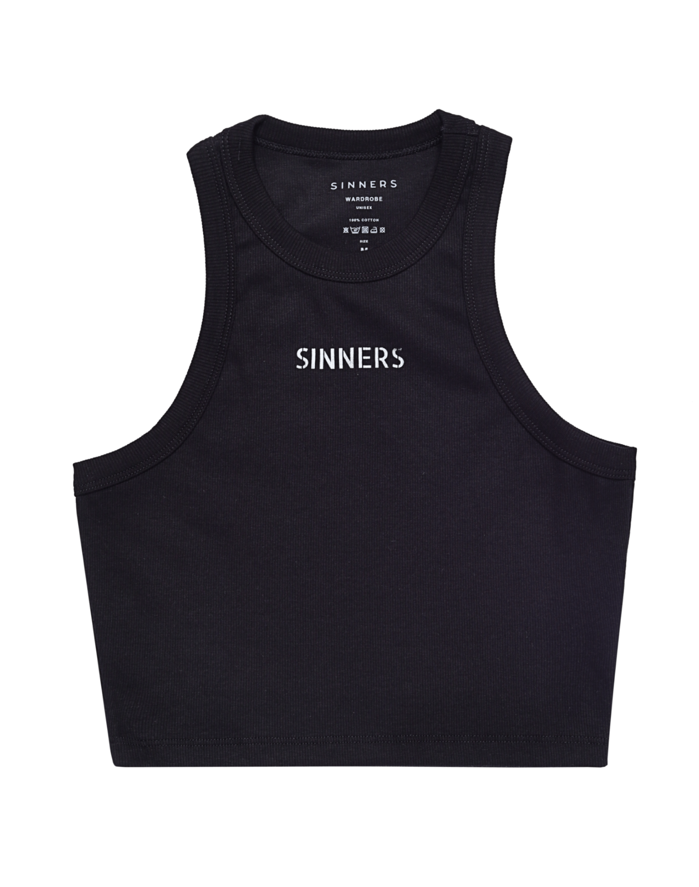 SINNERS BLACK WOMEN TANK TOP