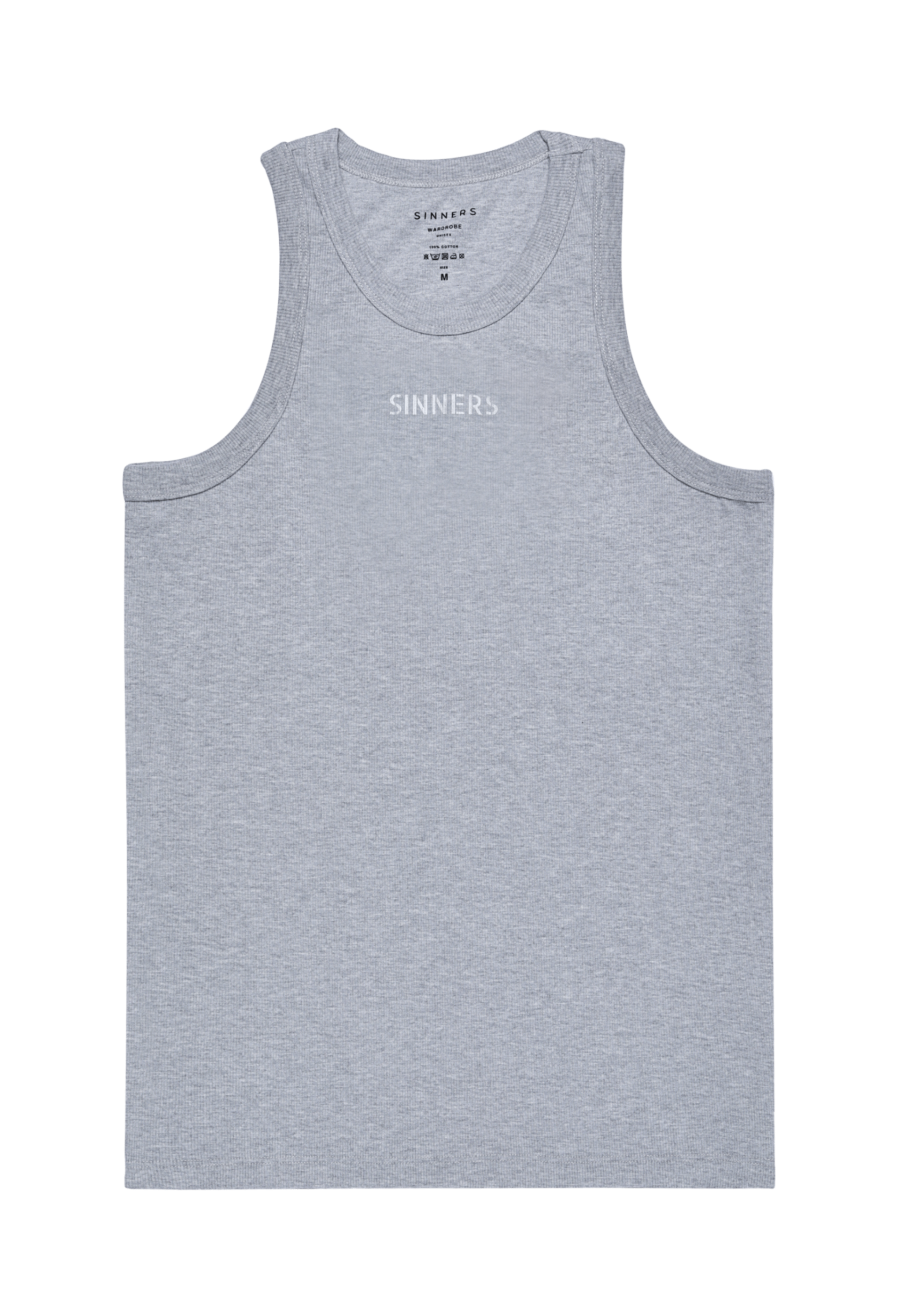SINNERS GRAY MEN TANK TOP