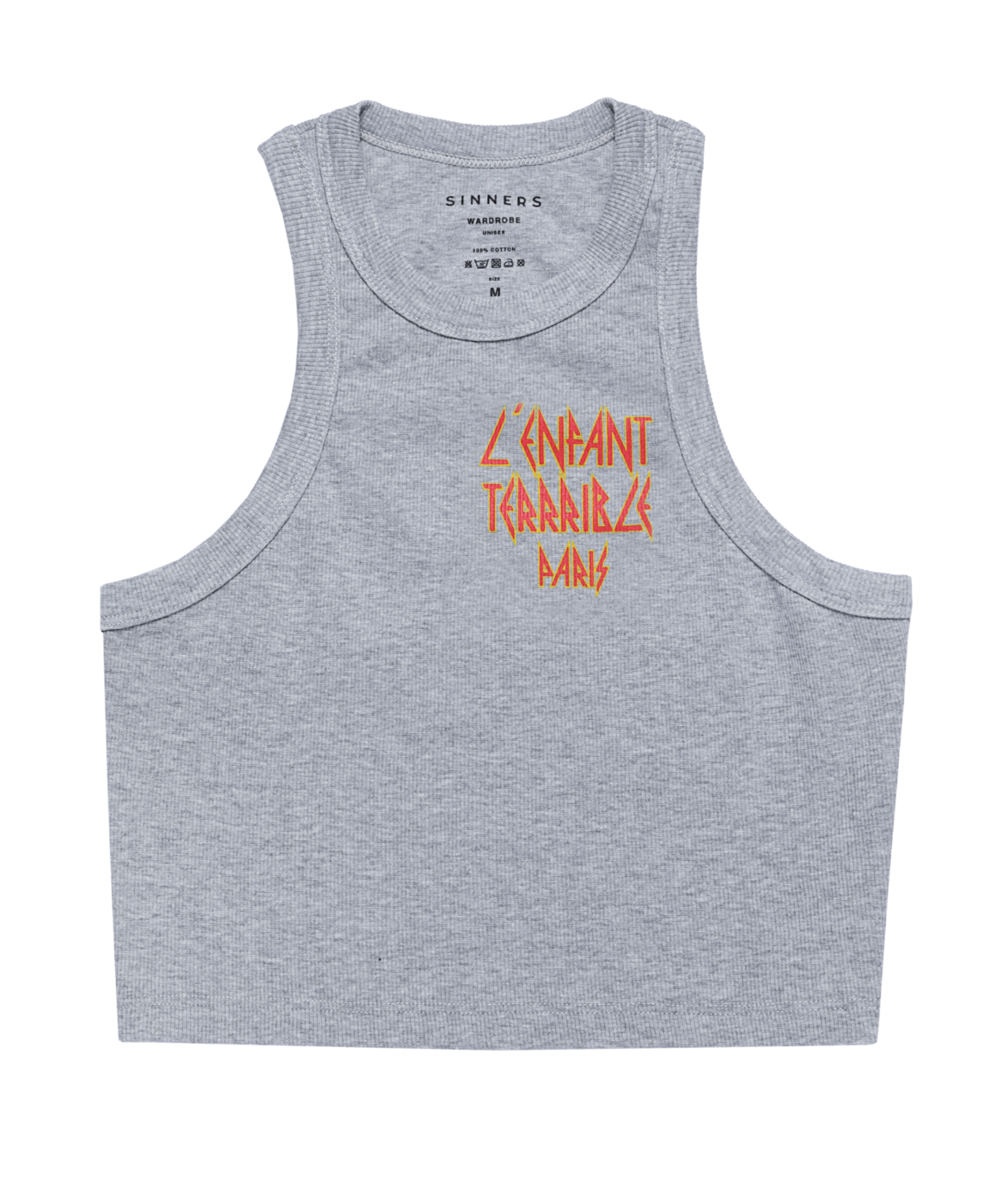 L'ENFANT GRAY WOMEN TANK TOP