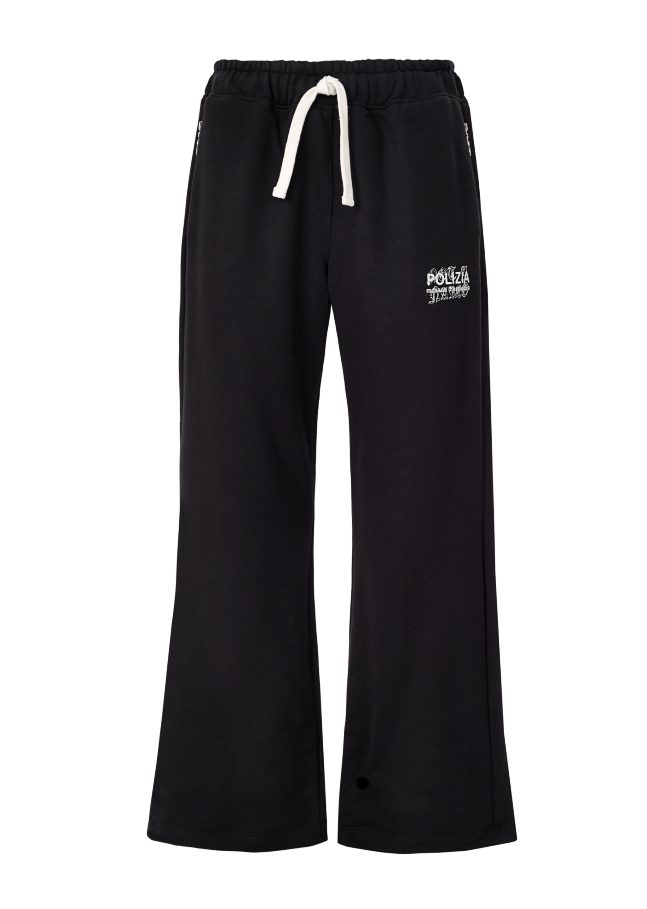 POLIZIA BLACK SWEATPANTS