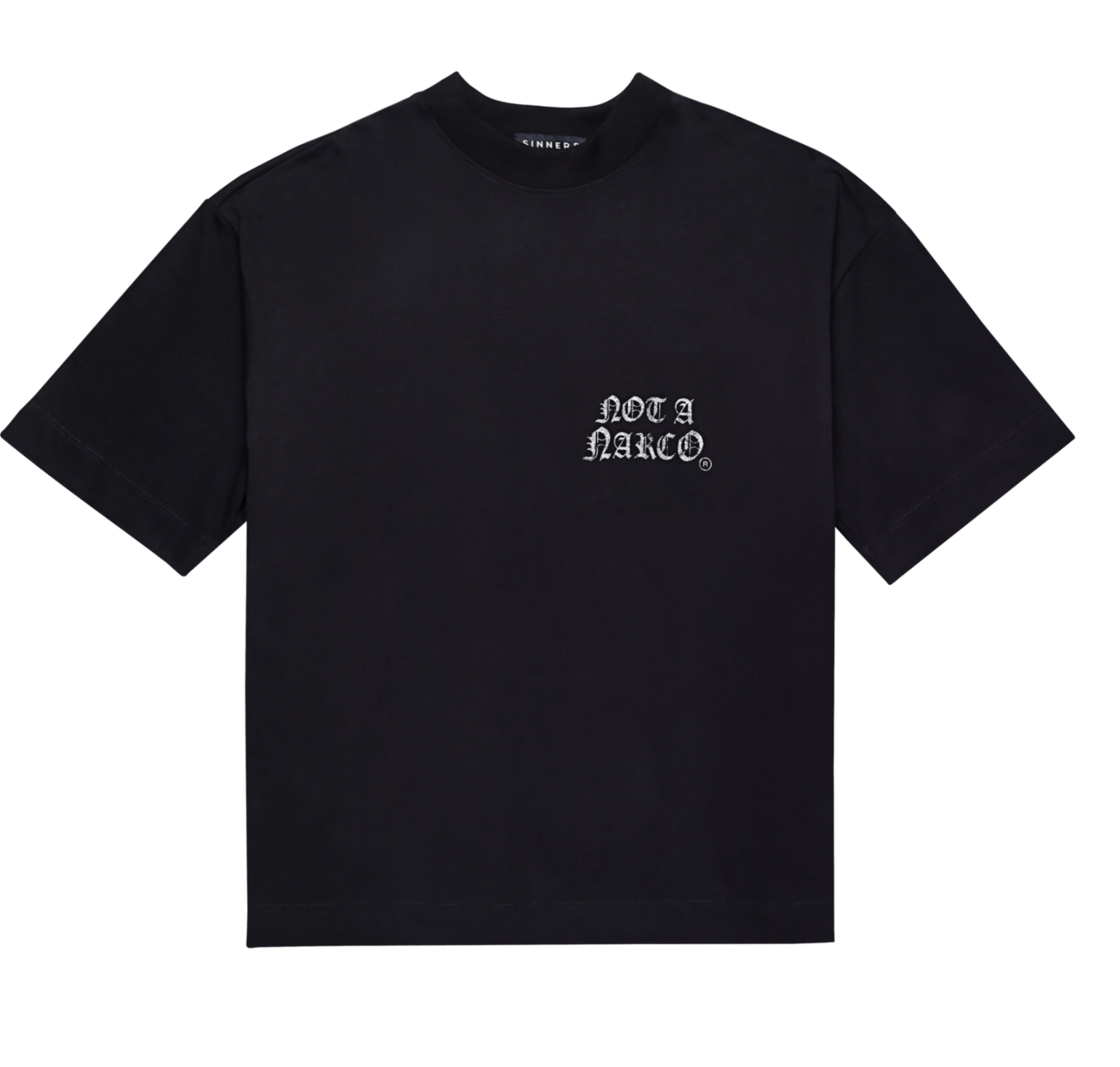 NOT A NARCO FW25 BLACK T-SHIRT