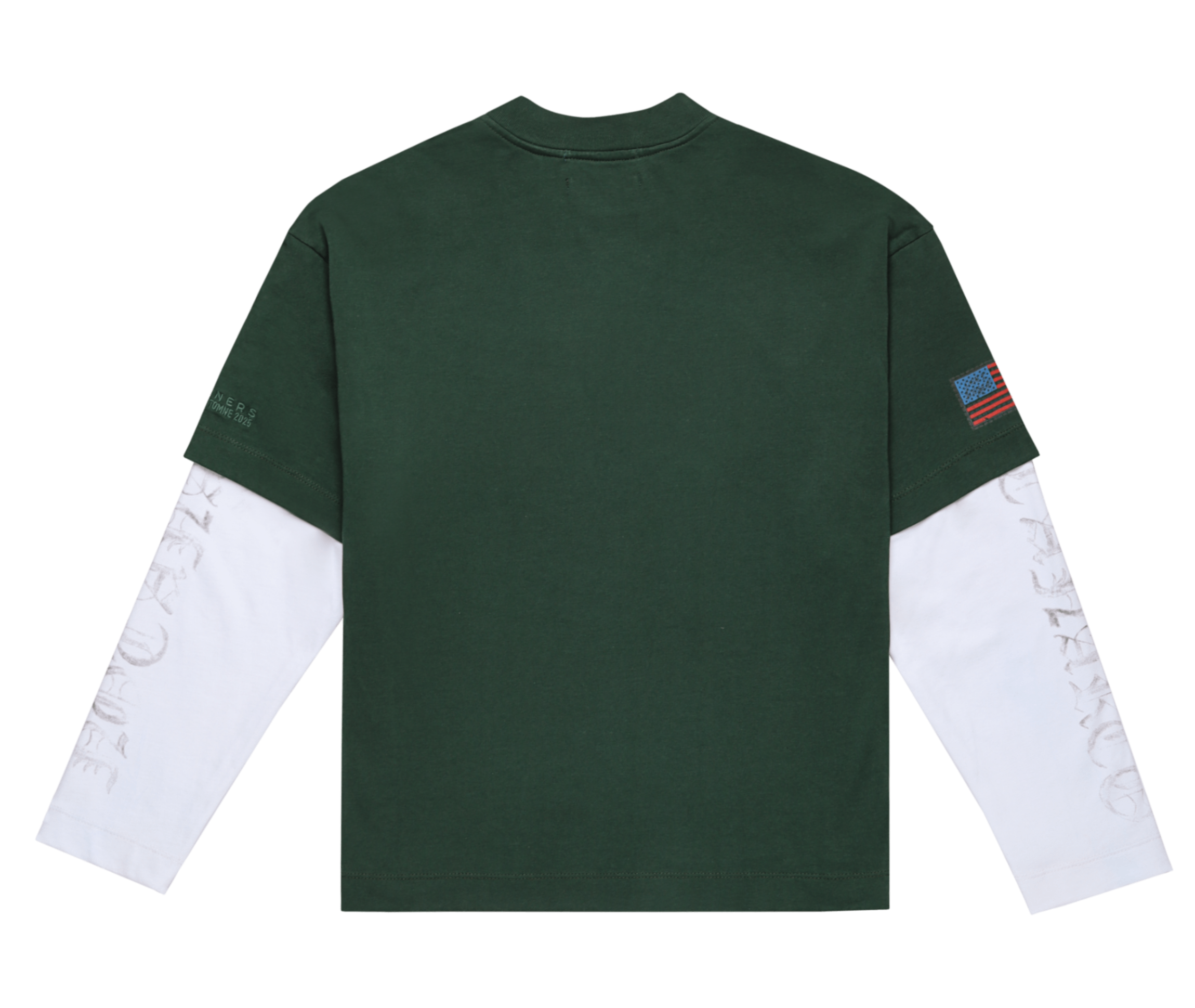 POLIZIA GREEN DOUBLE SLEEVE