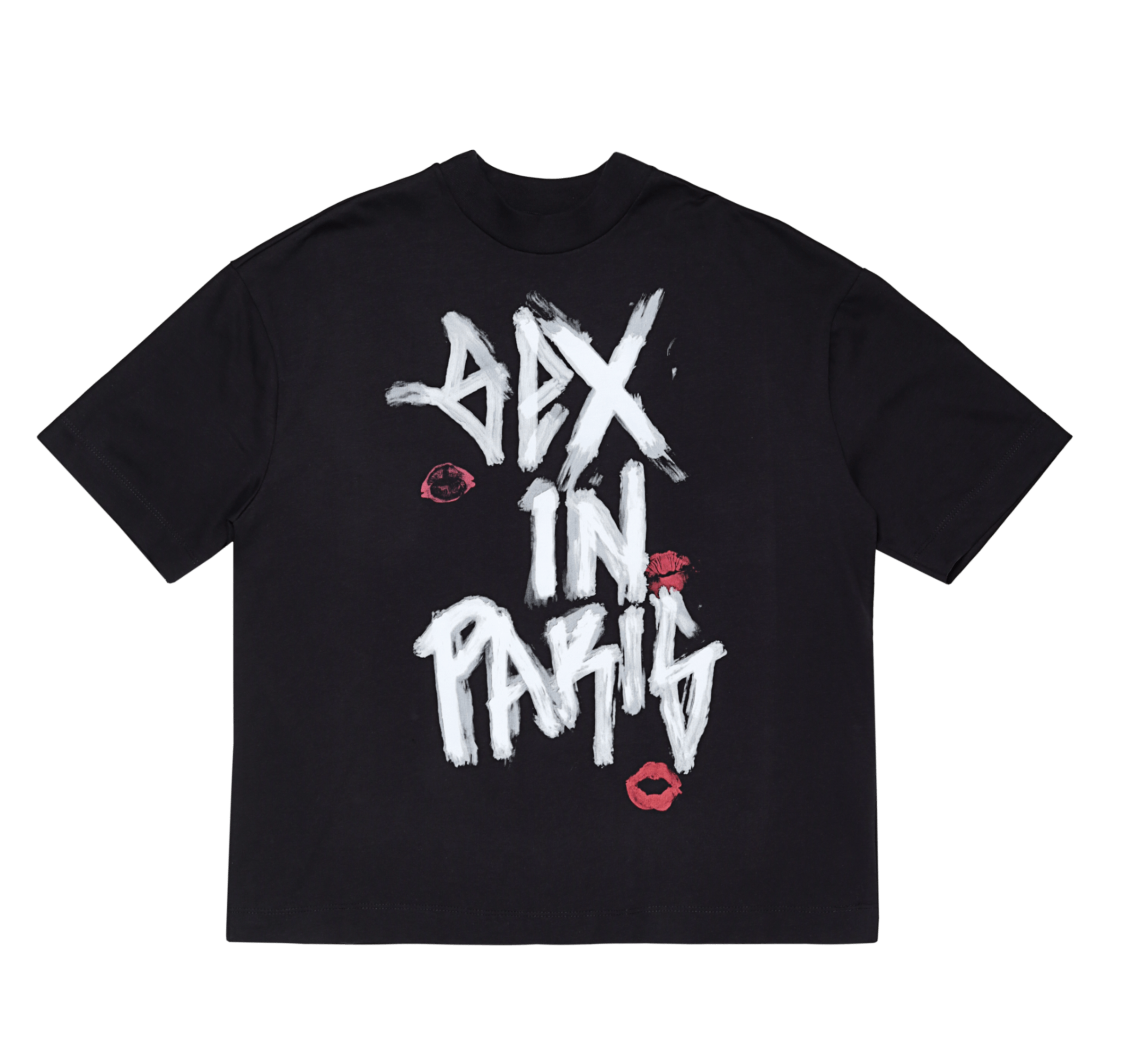 SEX IN PARIS BLACK OVERSIZED T-SHIRT