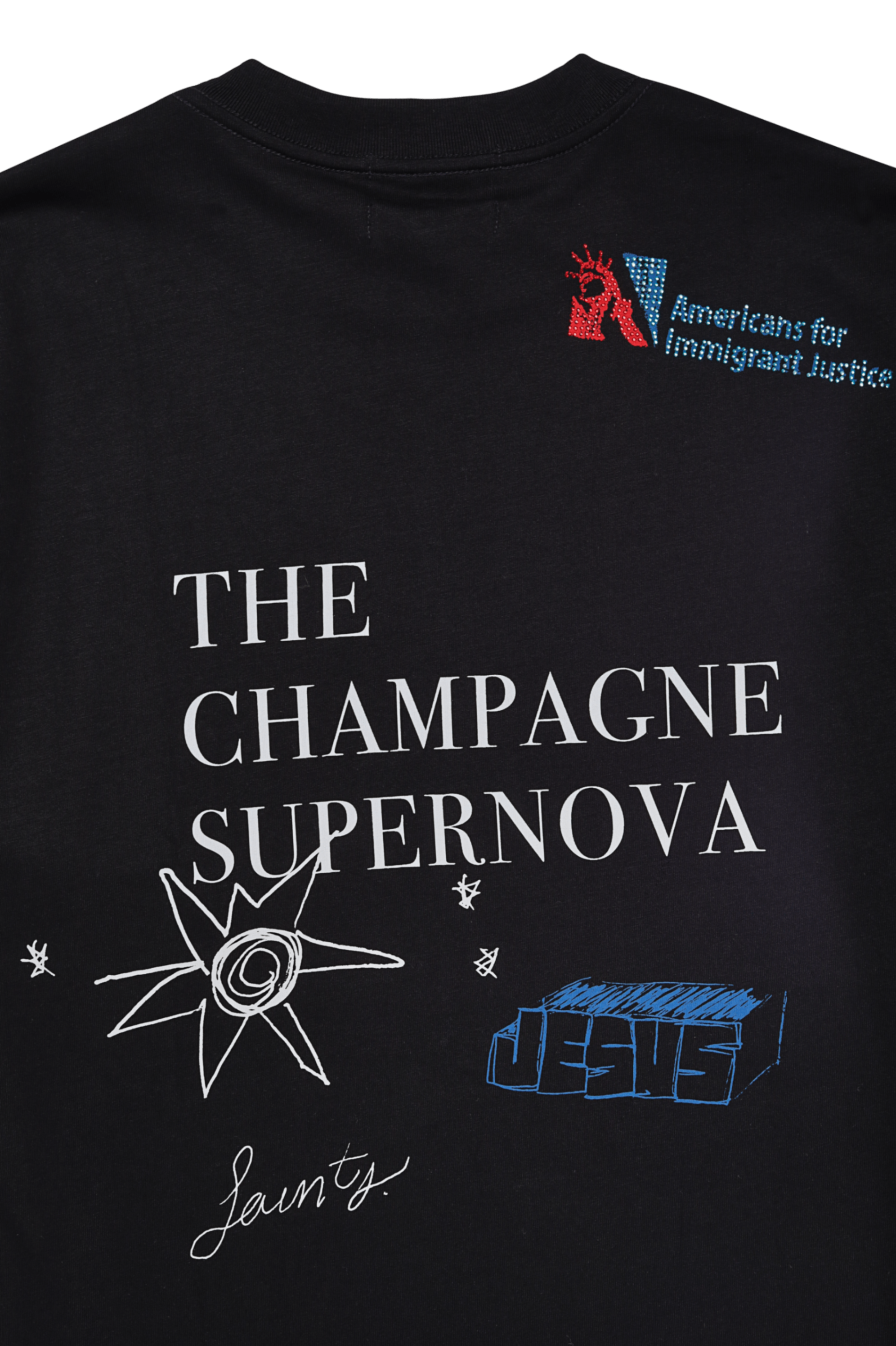 CHAMPAGNE SUPERNOVA BLACK T-SHIRT