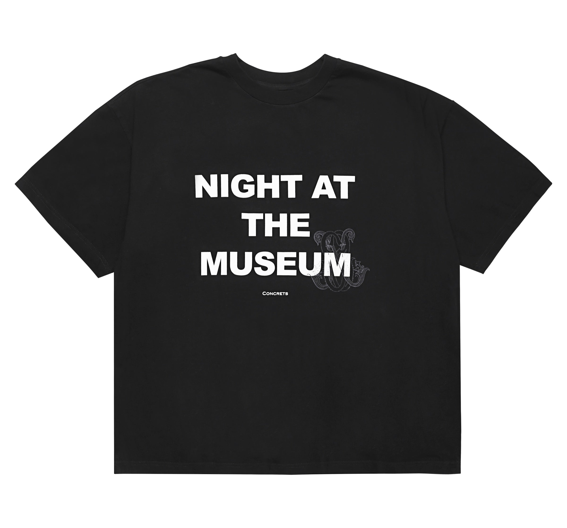 NIGHT AT THE MUSEUM T-SHIRT — BLACK